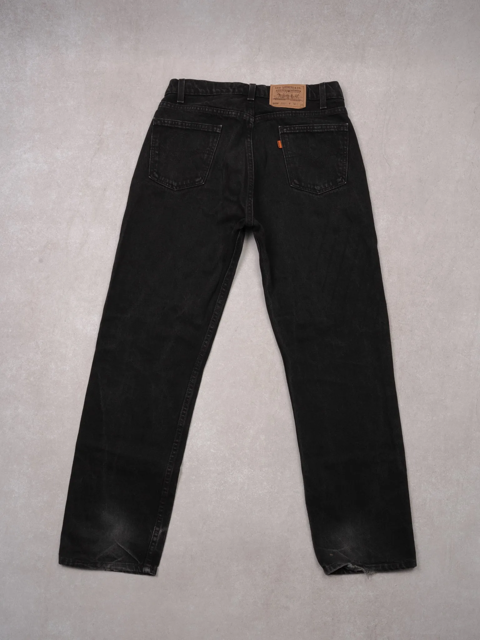 Vintage 80s Black Levi 505 Denim Jean (30x30) sold by Rebalance Vintage product image thumbnail 3