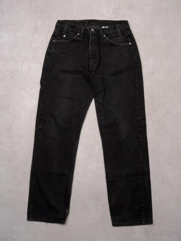 Vintage 80s Black Levi 505 Denim Jean (30x30) sold by Rebalance Vintage