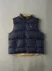 Vintage 90s Navy & Yellow Reversible Polo Puffer Vest (L) sold by Rebalance Vintage
