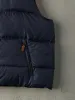 Vintage 90s Navy & Yellow Reversible Polo Puffer Vest (L) sold by Rebalance Vintage