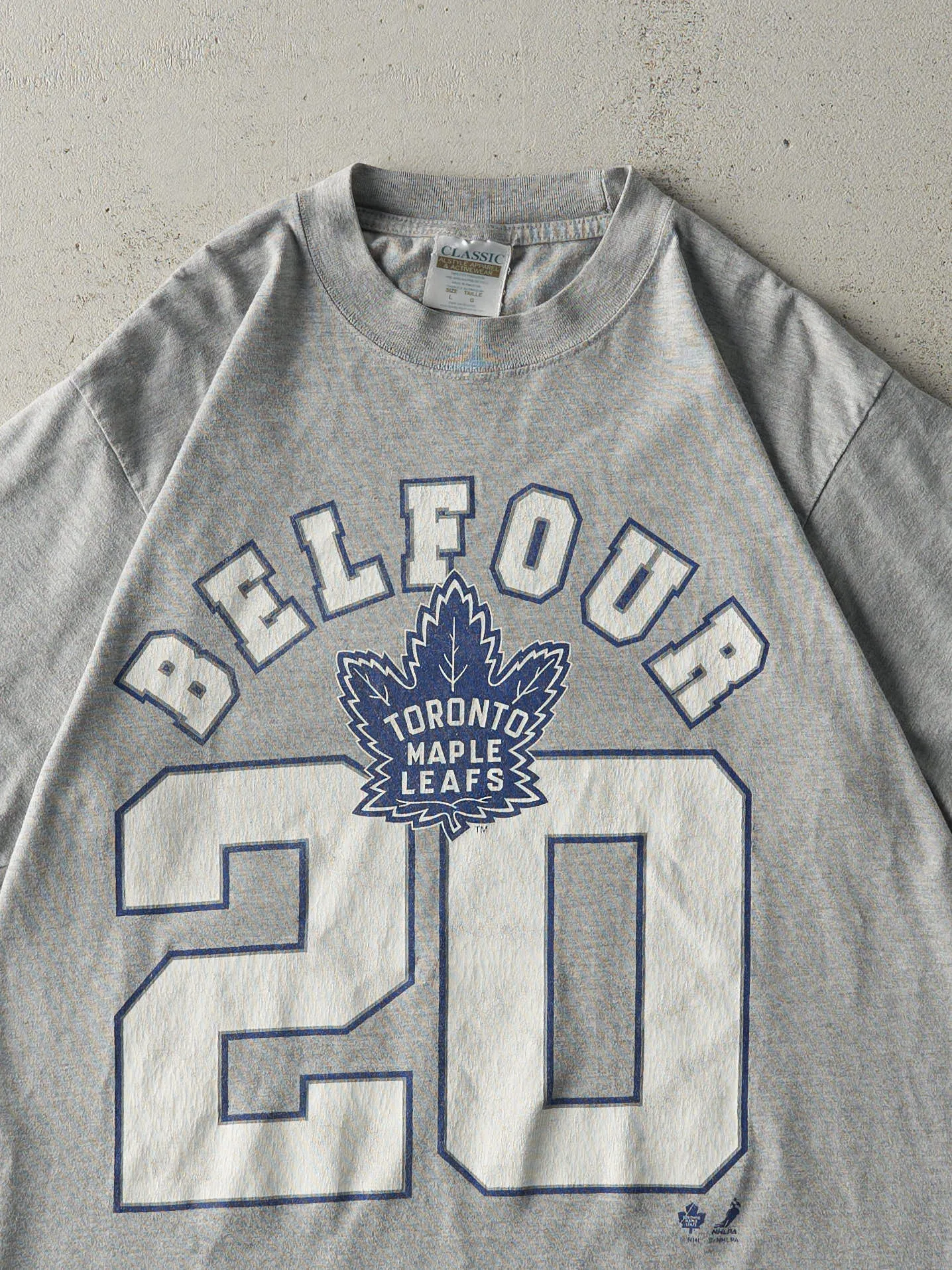 Vintage Y2K Grey Toronto Maple Leafs Ed Belfour Tee (M/L) sold by Rebalance Vintage product image thumbnail 2