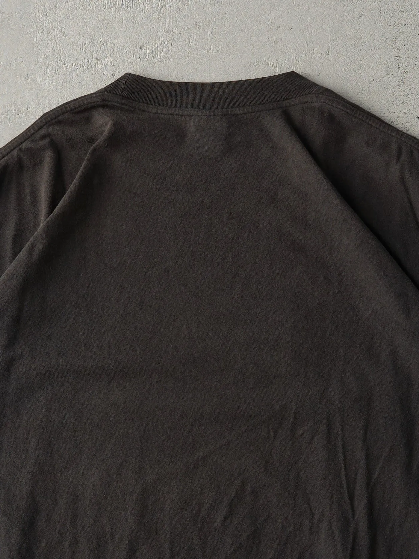 Vintage 90s Black Nike Swoosh Tee (L) sold by Rebalance Vintage product image thumbnail 4