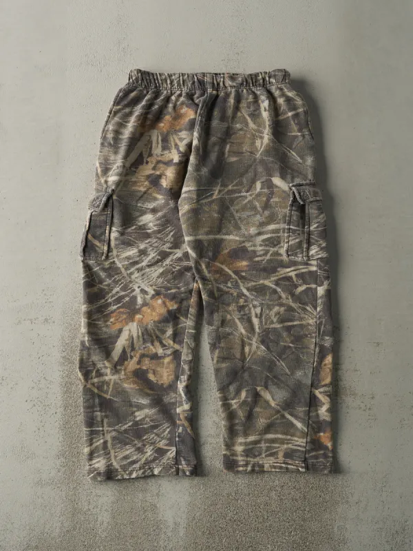 Vintage Y2K Camo Cargo Sweatpants (34x28.5) sold by Rebalance Vintage