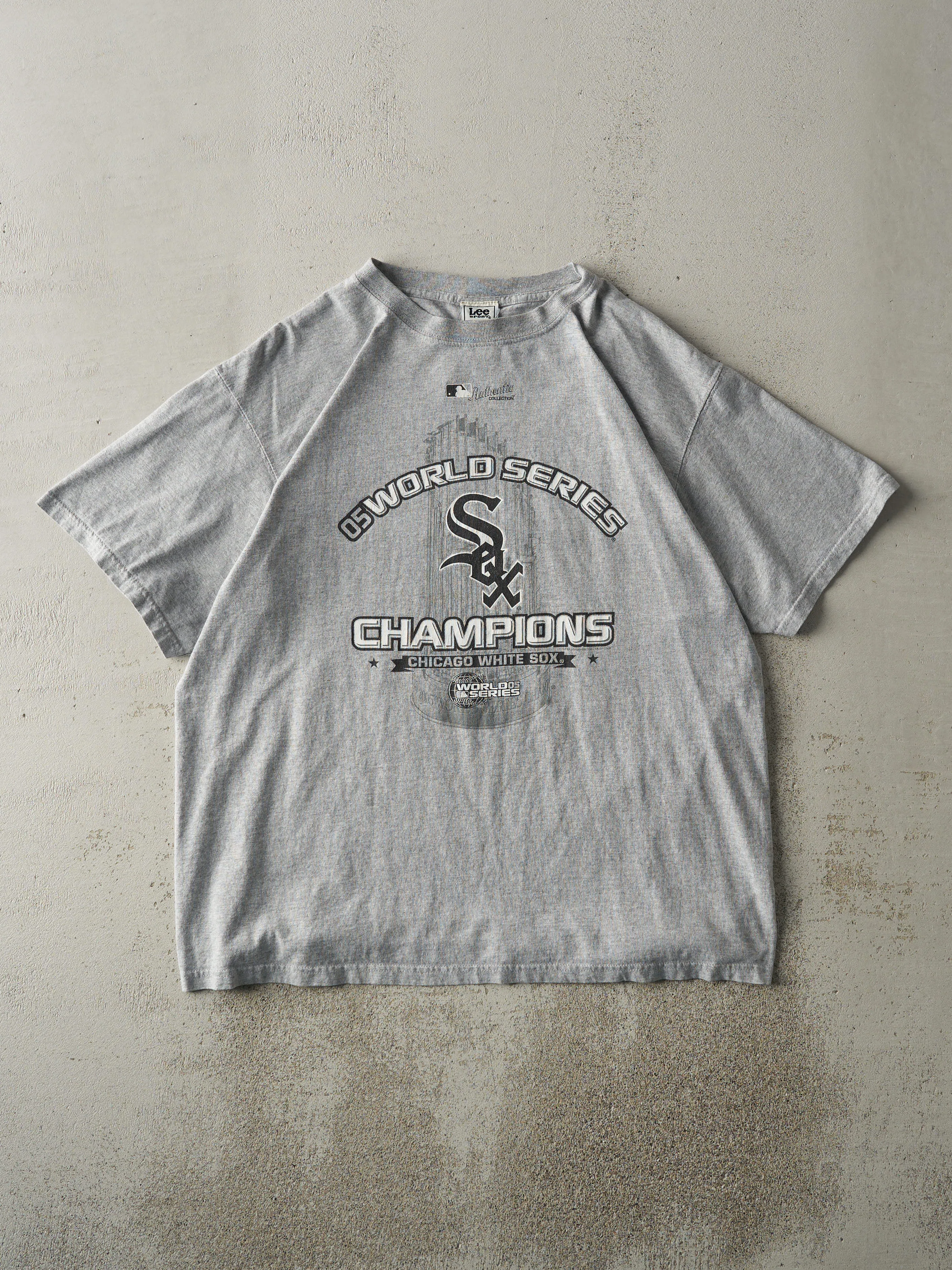 Vintage 05' Grey Chicago White Sox World Series Champions (L/XL) sold by Rebalance Vintage