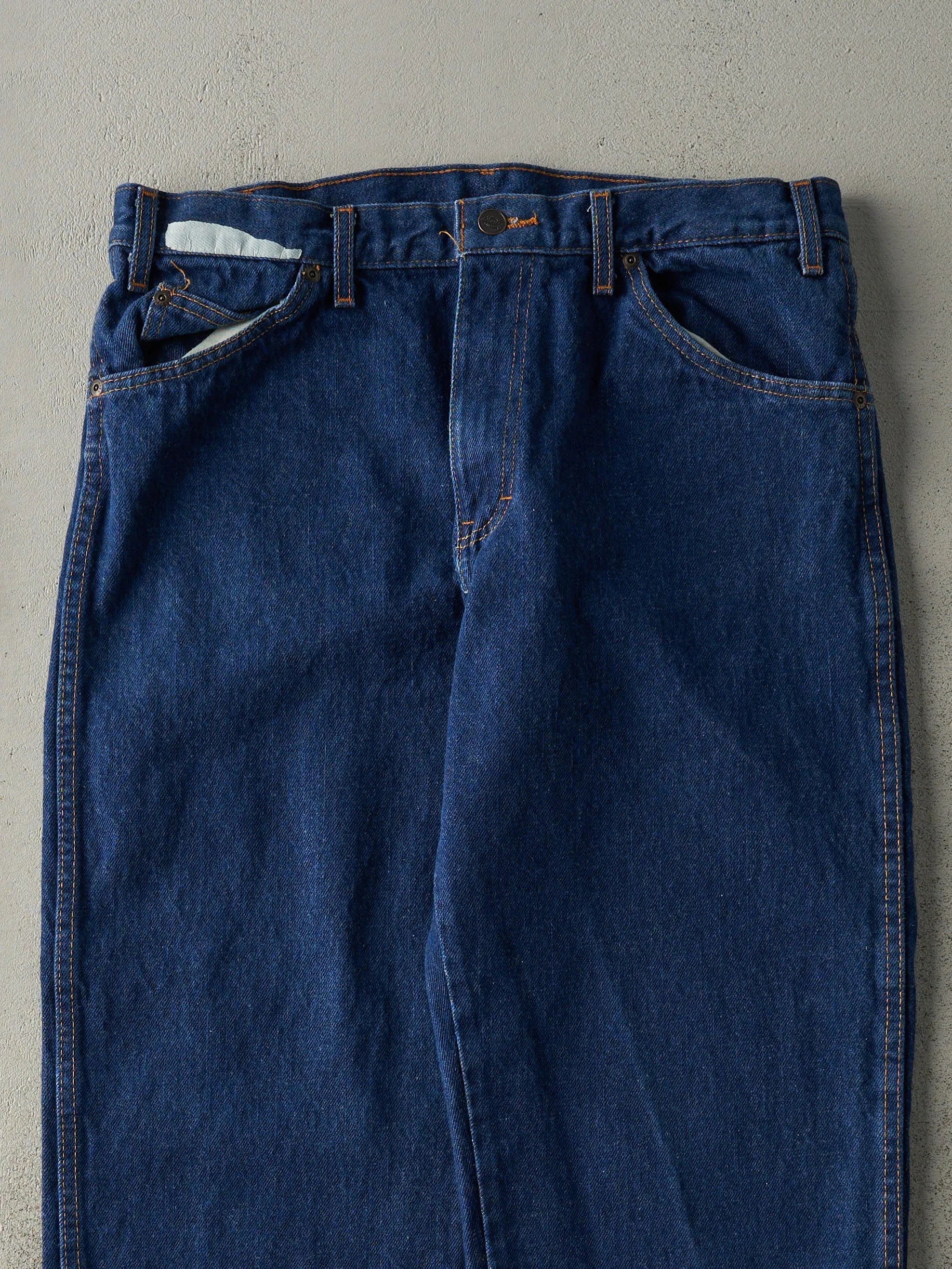 Vintage 90s Dark Wash Dickies Jeans (34x30) sold by Rebalance Vintage product image thumbnail 4