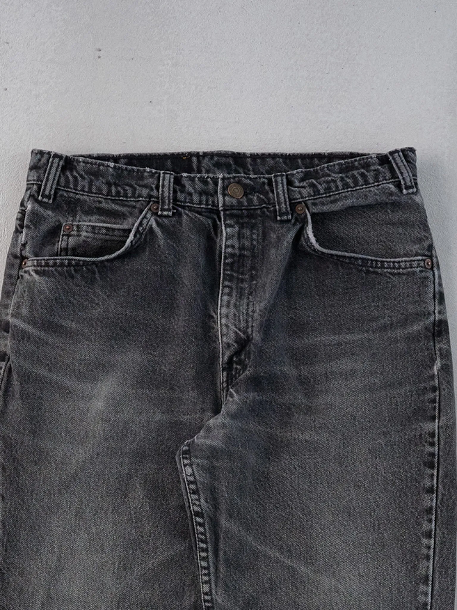 Vintage 70s Washed Black Levi's 619 Denim Jeans (31x31) sold by Rebalance Vintage product image thumbnail 4