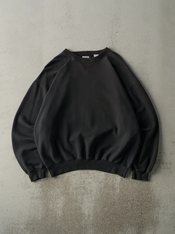 Vintage 90s Faded Black Gap Blank Crewneck (L/XL) sold by Rebalance Vintage