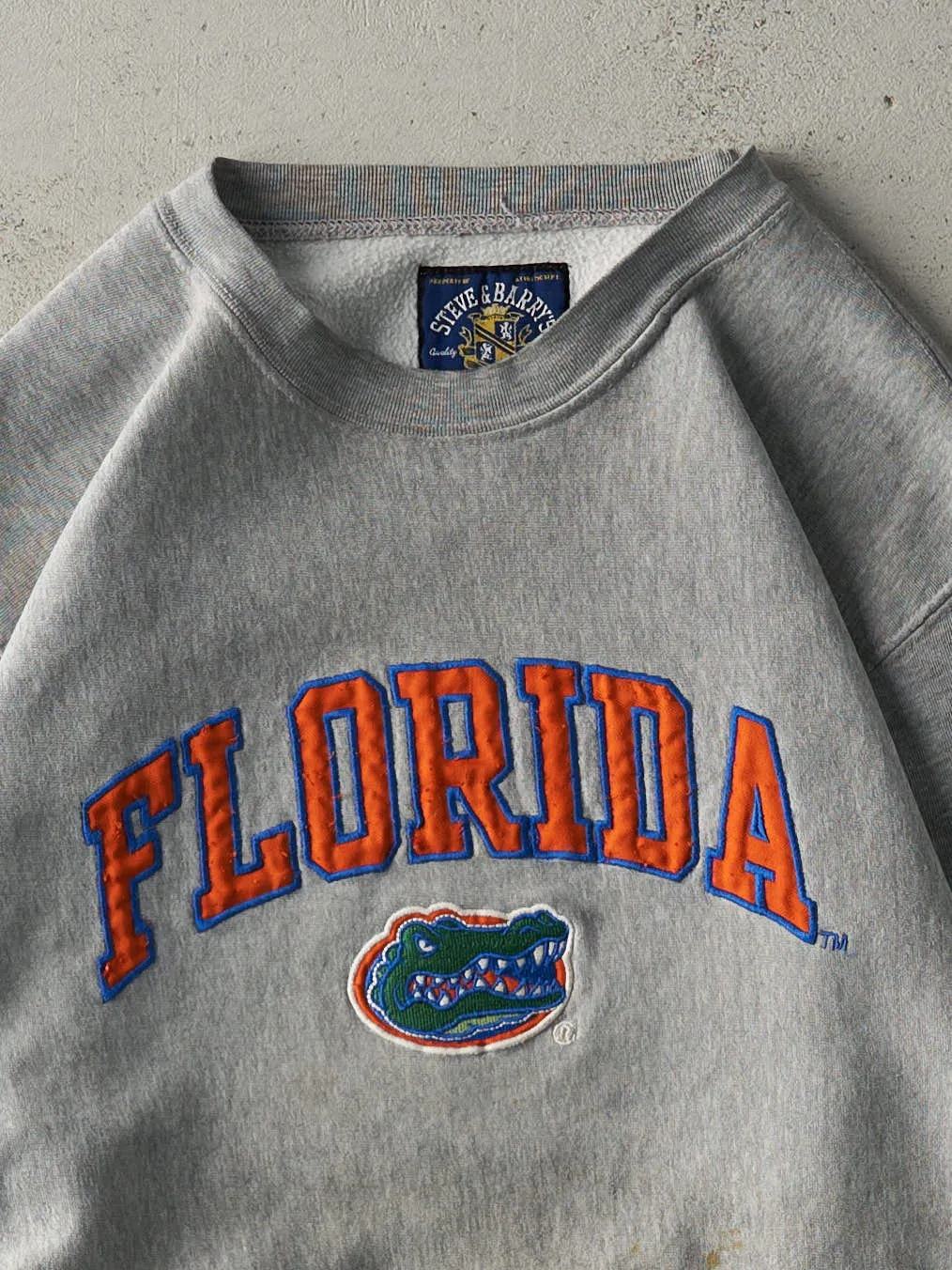 Vintage Y2K Grey University of Florida Gators Crewneck (M) sold by Rebalance Vintage product image thumbnail 2