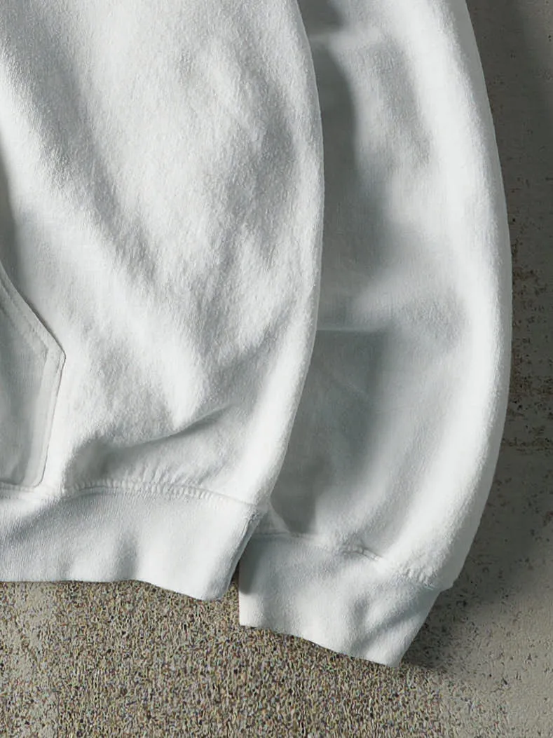 Vintage Y2K White Utah State University Hoodie (L) sold by Rebalance Vintage product image thumbnail 3