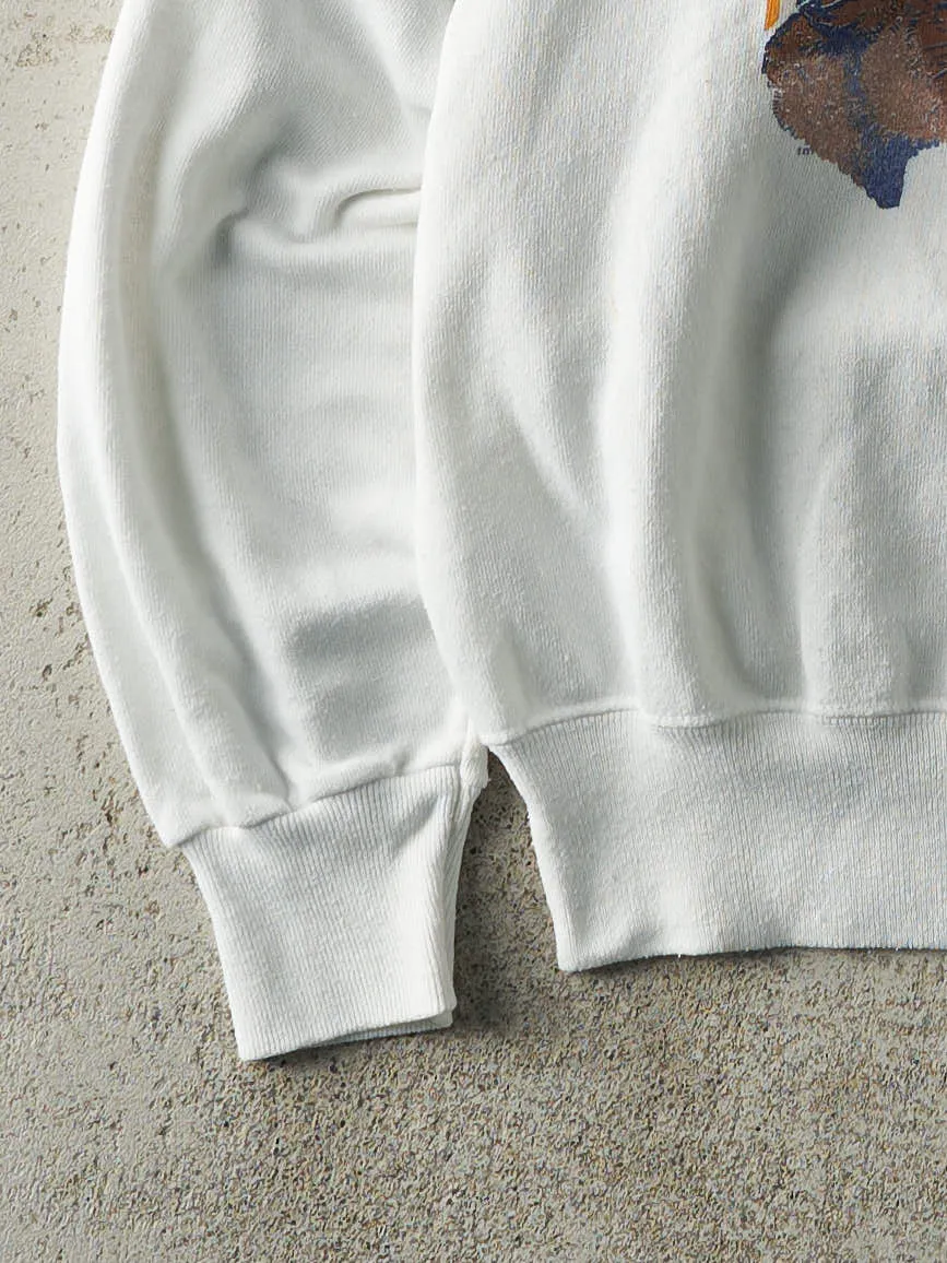 Vintage 90s White University of Pittsburgh Panthers Crewneck (L) sold by Rebalance Vintage product image thumbnail 3