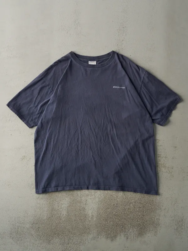 Vintage Y2K Navy Blue Reebok Logo Embroidered Tee (XXL) sold by Rebalance Vintage