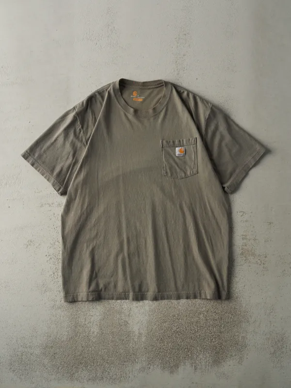 Vintage Y2K Green Carhartt Pocket Tee (L/XL) sold by Rebalance Vintage