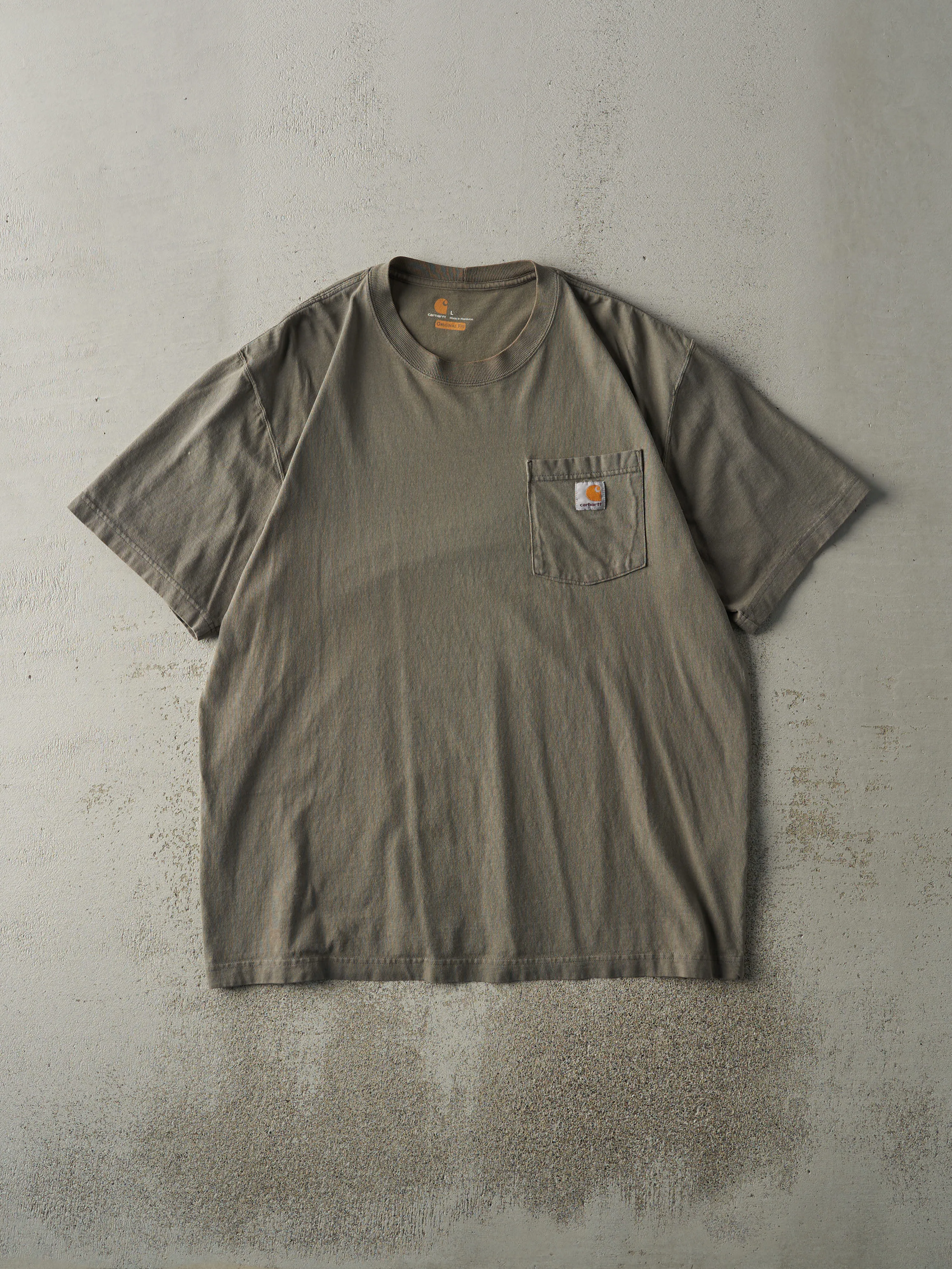 Vintage Y2K Green Carhartt Pocket Tee (L/XL) sold by Rebalance Vintage