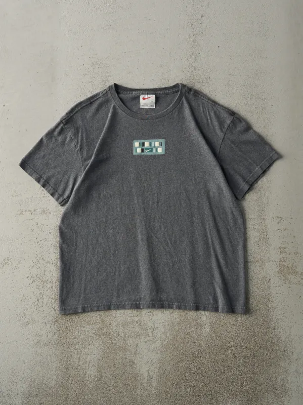 Vintage 90s Charcoal Grey Nike Tee (M) sold by Rebalance Vintage