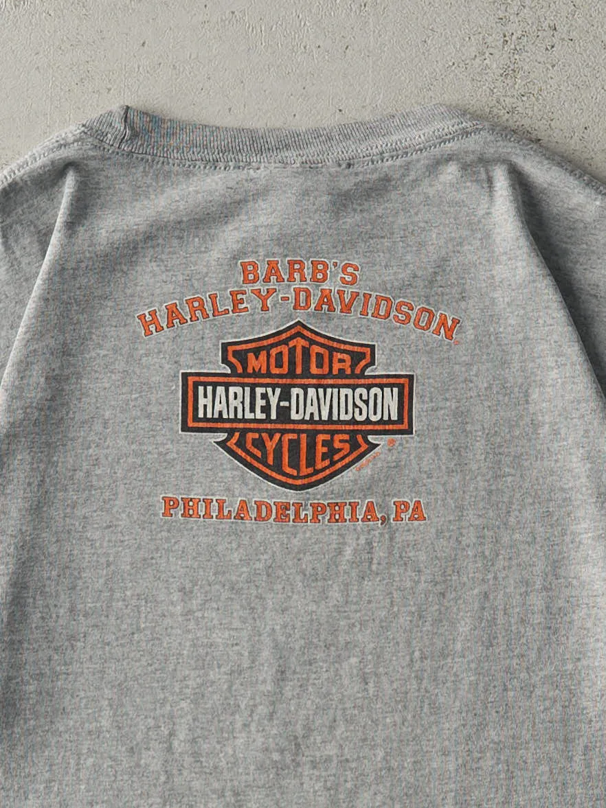 Vintage 07' Grey Philadelphia PA Harley Davidson Tee (M) sold by Rebalance Vintage product image thumbnail 4