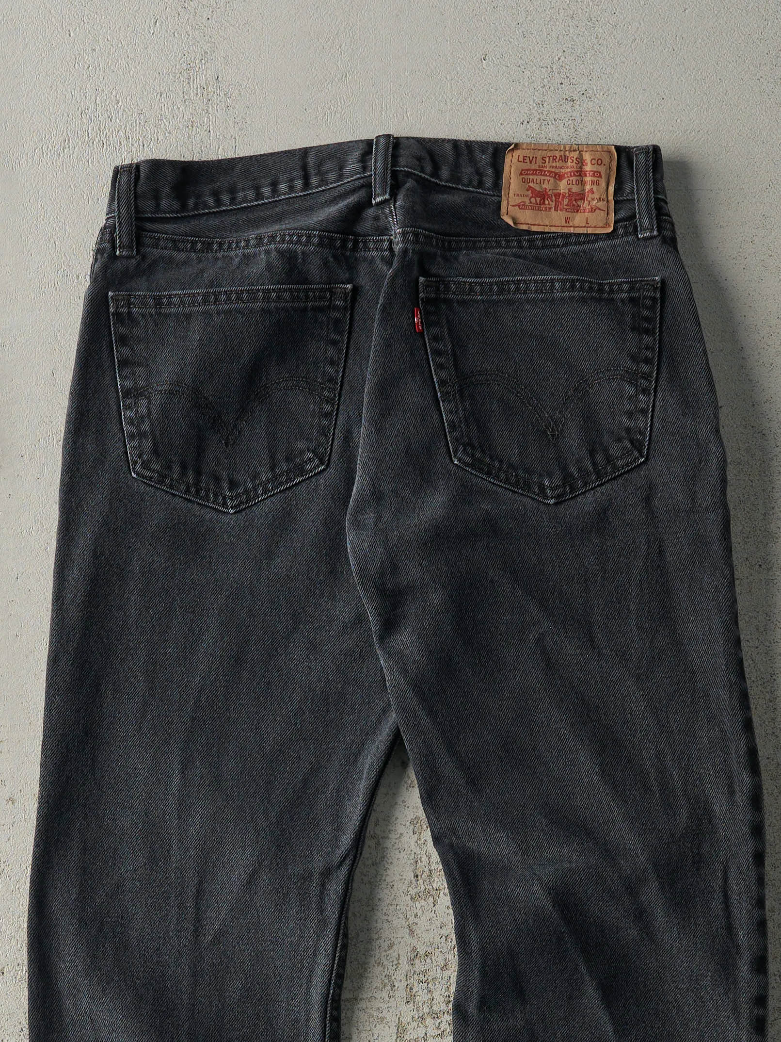 Vintage Y2K Faded Black Levi's 505 Denim Pants (32x29.5) sold by Rebalance Vintage product image thumbnail 4