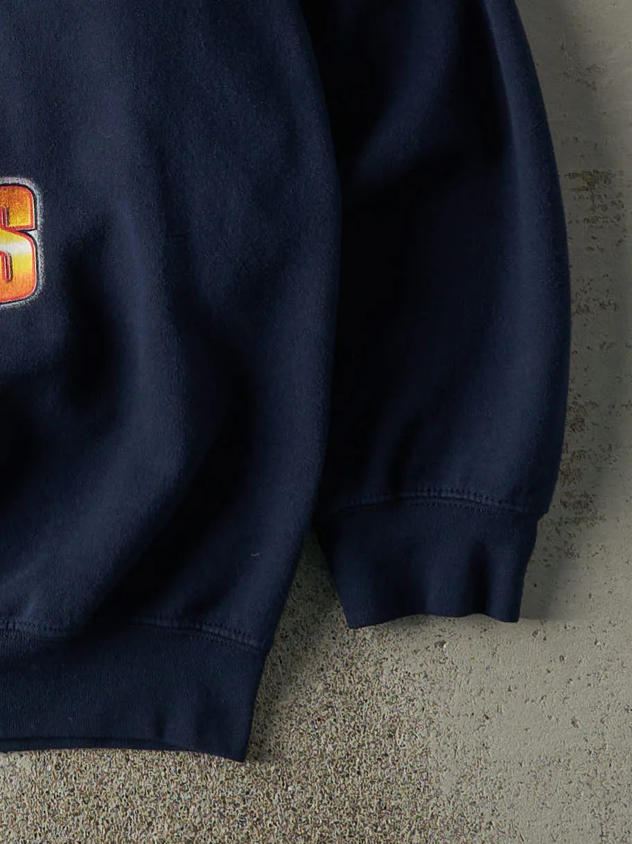 Vintage Y2K Navy Blue New England Patriots x Boston Redsox Crewneck (L/XL) sold by Rebalance Vintage product image thumbnail 3