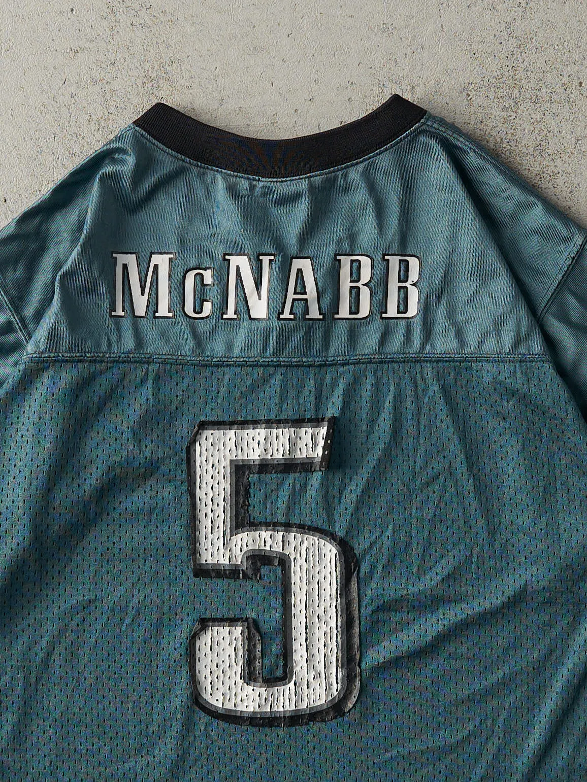 Vintage Y2K Teal Philadelphia Eagles #5 Donovan McNabb Football Jersey (S) sold by Rebalance Vintage product image thumbnail 4