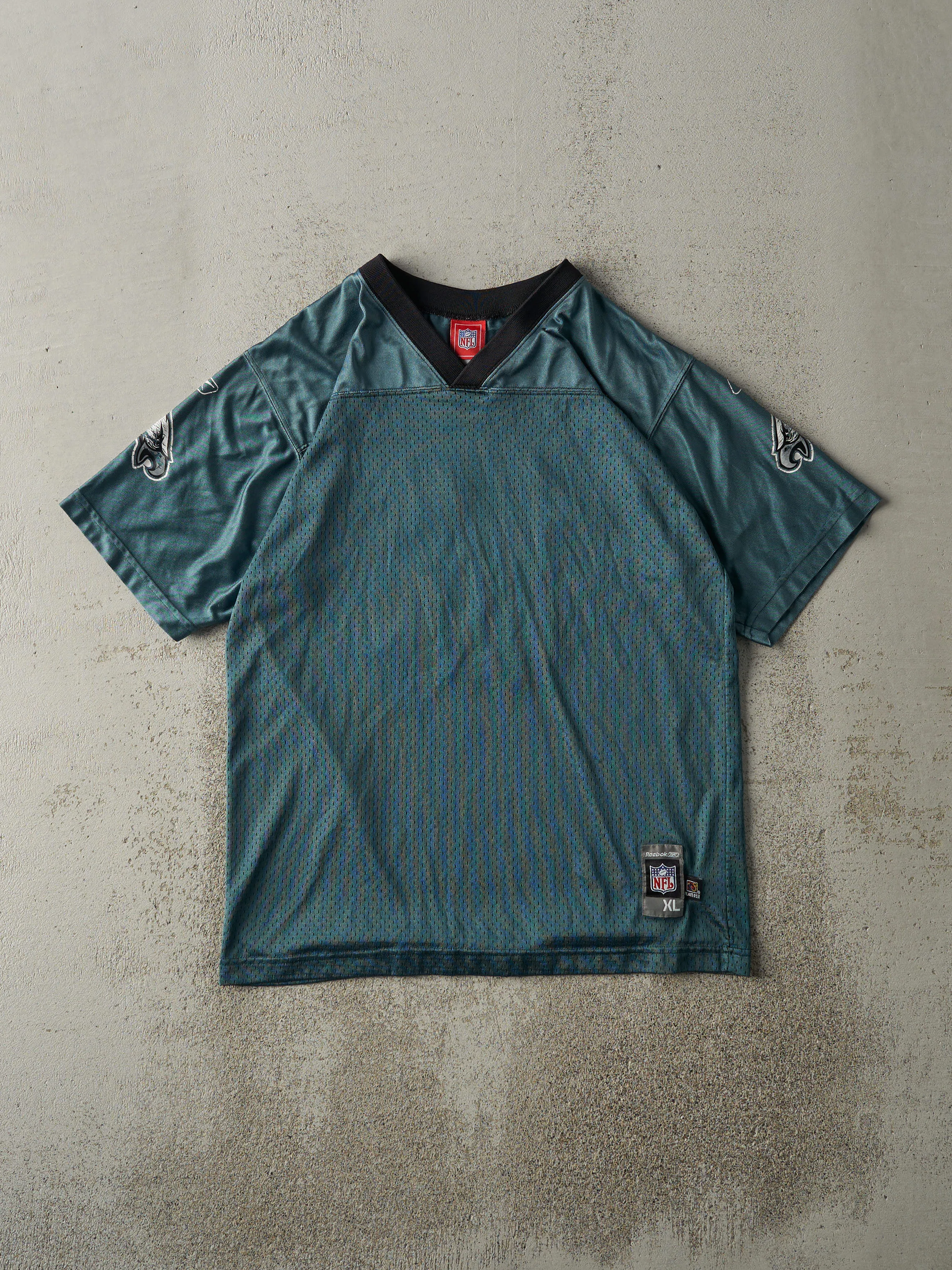 Vintage Y2K Teal Philadelphia Eagles #5 Donovan McNabb Football Jersey (S) sold by Rebalance Vintage