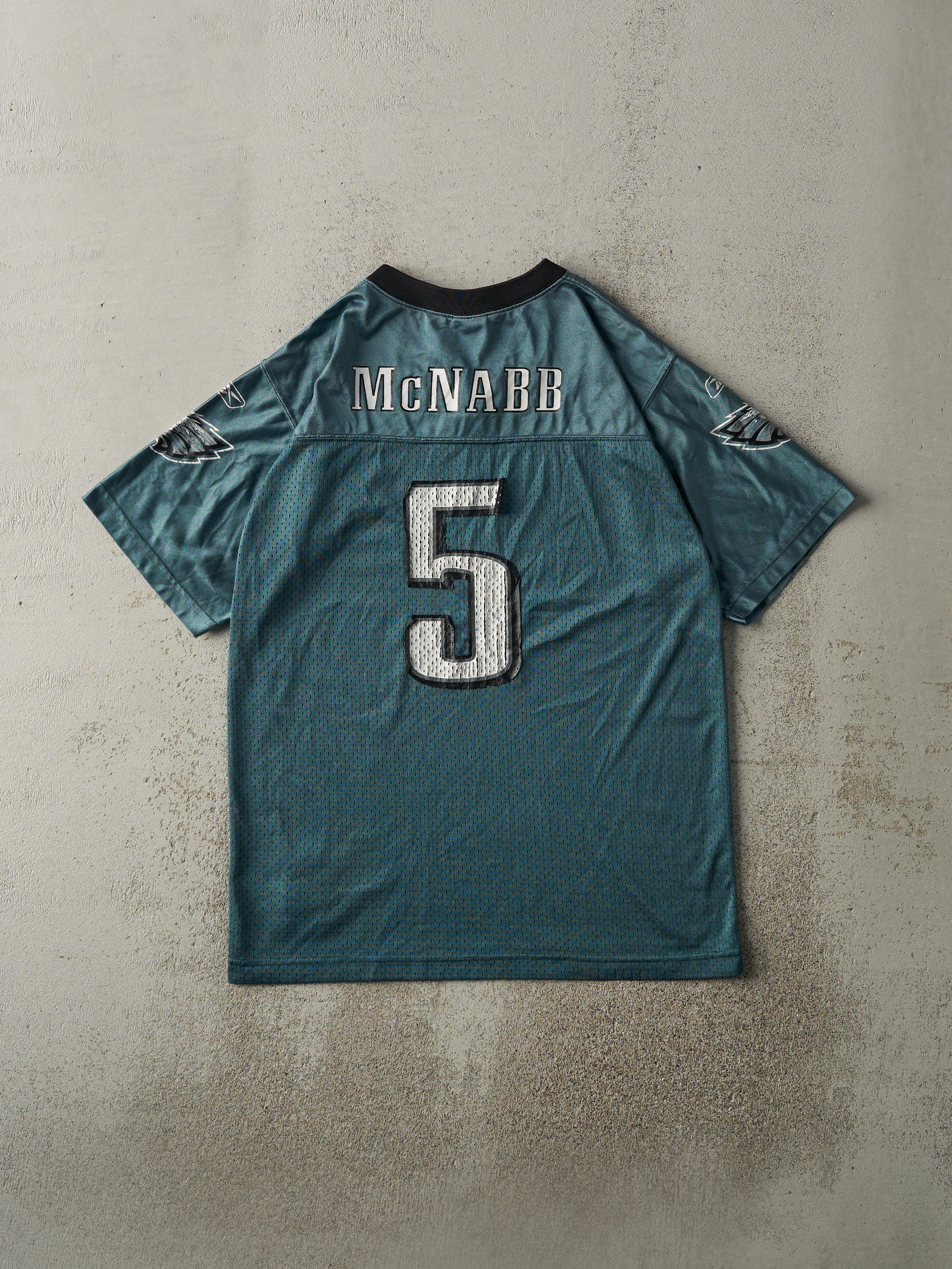 Vintage Y2K Teal Philadelphia Eagles #5 Donovan McNabb Football Jersey (S) sold by Rebalance Vintage product image thumbnail 2