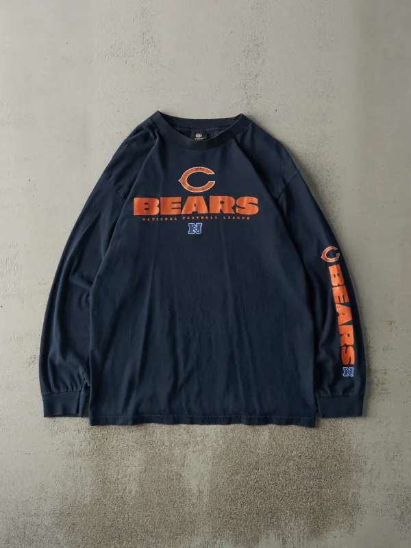 Vintage Y2K Navy Blue Chicago Bears Long Sleeve (M/L) sold by Rebalance Vintage