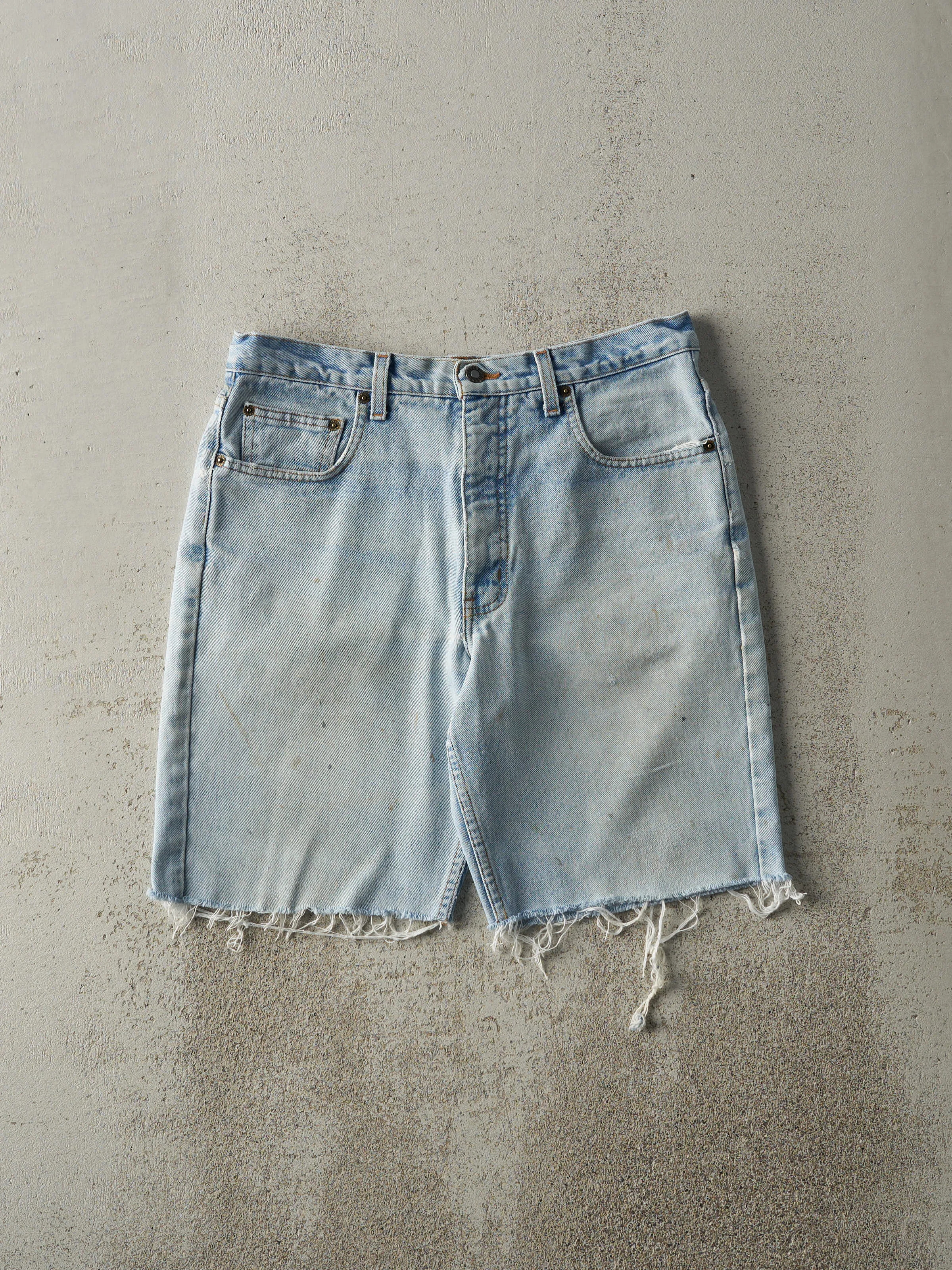 Vintage 90s Light Wash Nevada Cut Off Jean Shorts (32x9) sold by Rebalance Vintage