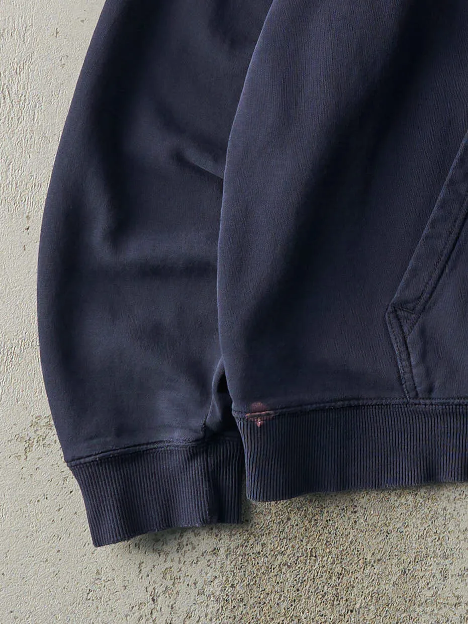 Vintage Y2K Navy Blue Ole Miss University of Mississippi Hoodie (L/XL) sold by Rebalance Vintage product image thumbnail 3