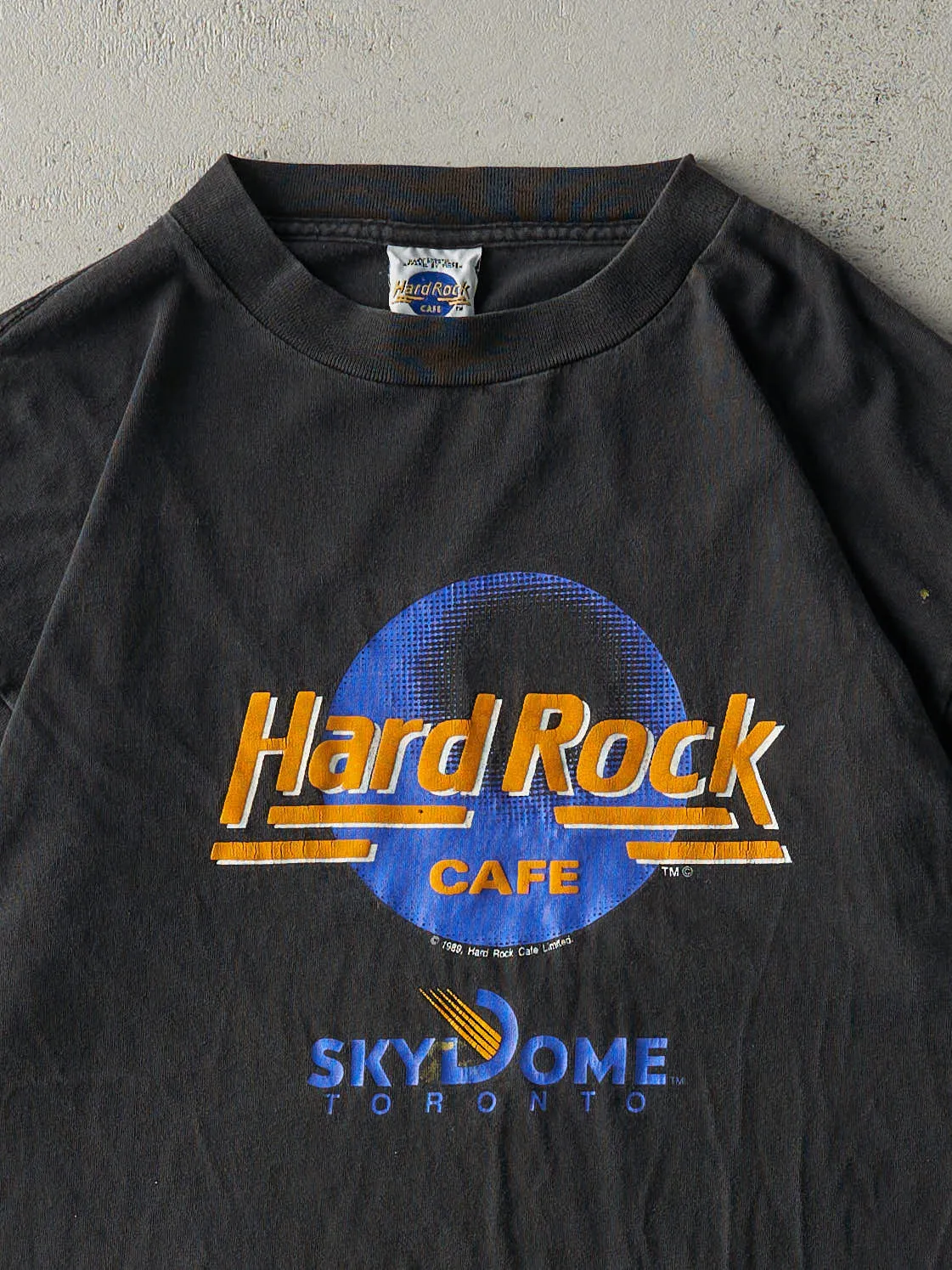 Vintage 89' Black Hard Rock Cafe Sky Dome Toronto Tee (L/XL) sold by Rebalance Vintage product image thumbnail 2
