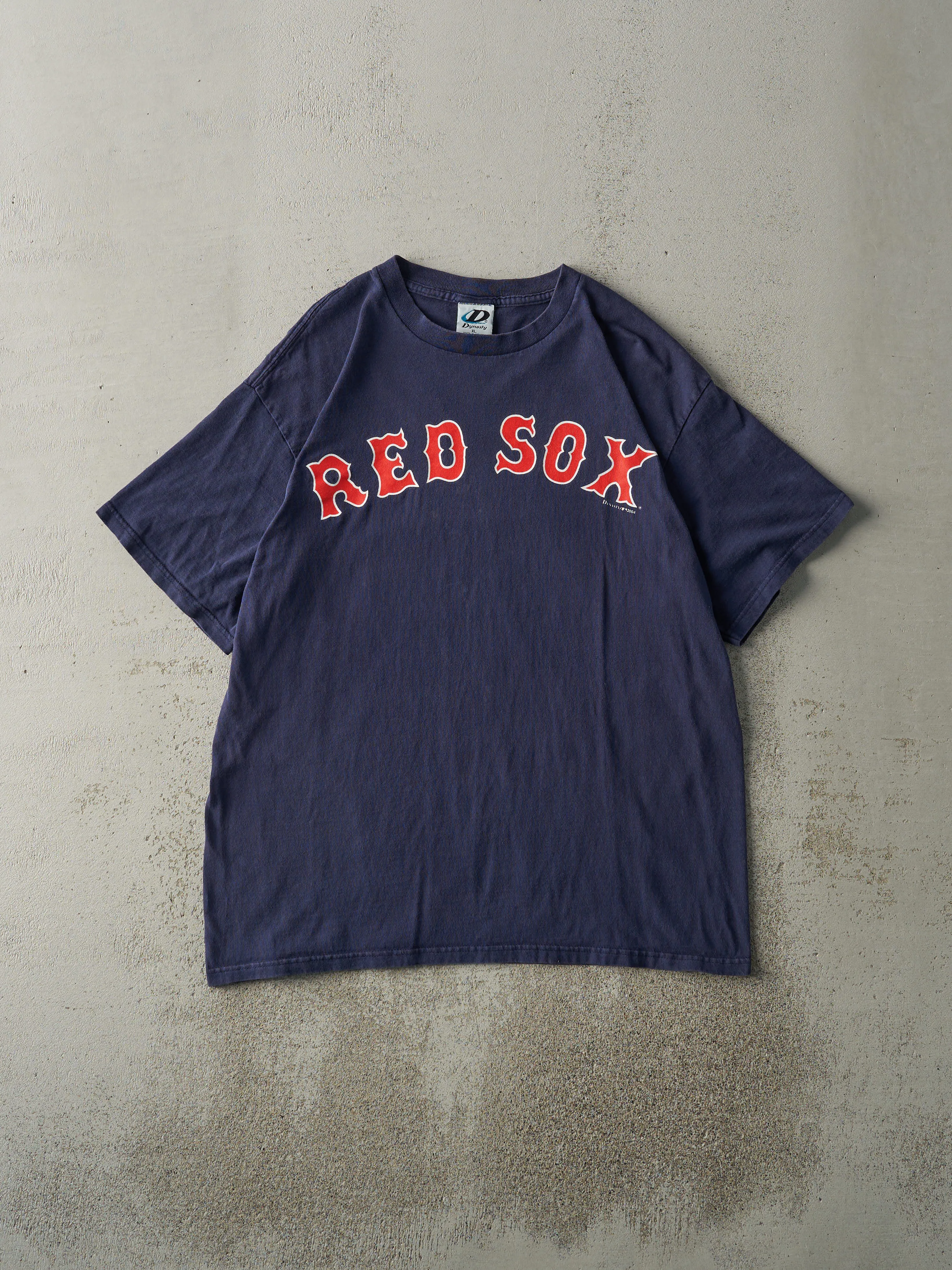 Vintage 04' Navy Blue Boston Red Sox Tee (M/L) sold by Rebalance Vintage