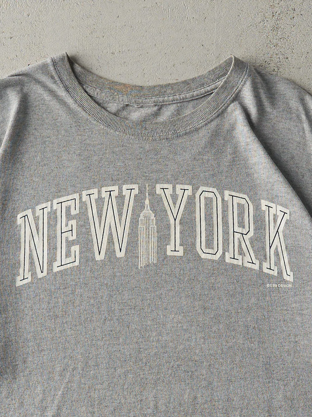 Vintage Y2K Grey New York Tee (L) sold by Rebalance Vintage product image thumbnail 2