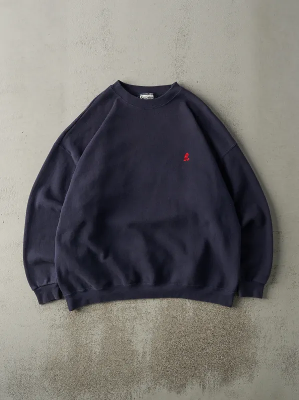 Vintage 90s Navy Embroidered Disney World Crewneck (XXL) sold by Rebalance Vintage