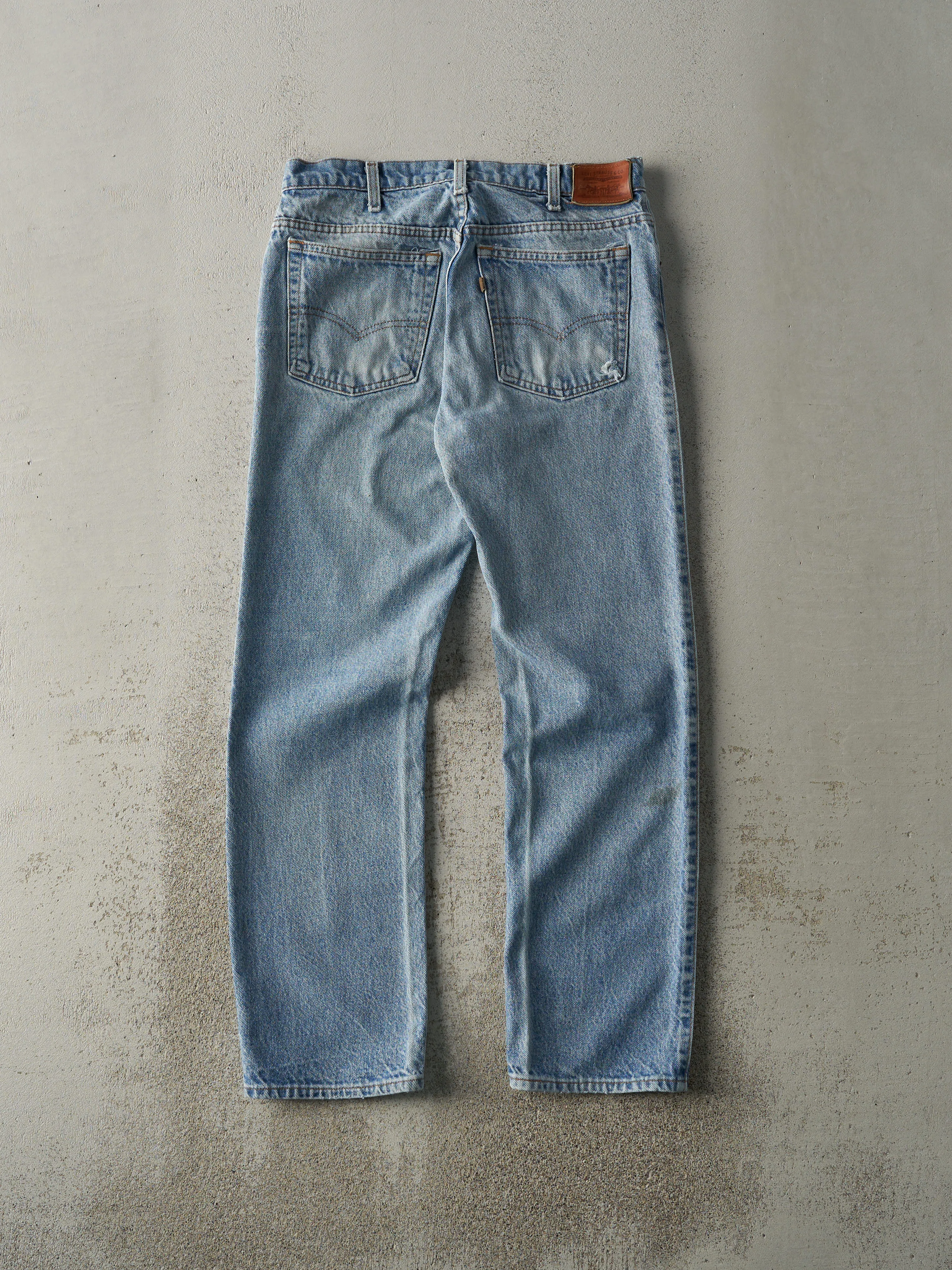 Vintage 80s Light Wash Levi's Leather Tab Jeans (30x29) sold by Rebalance Vintage product image thumbnail 3