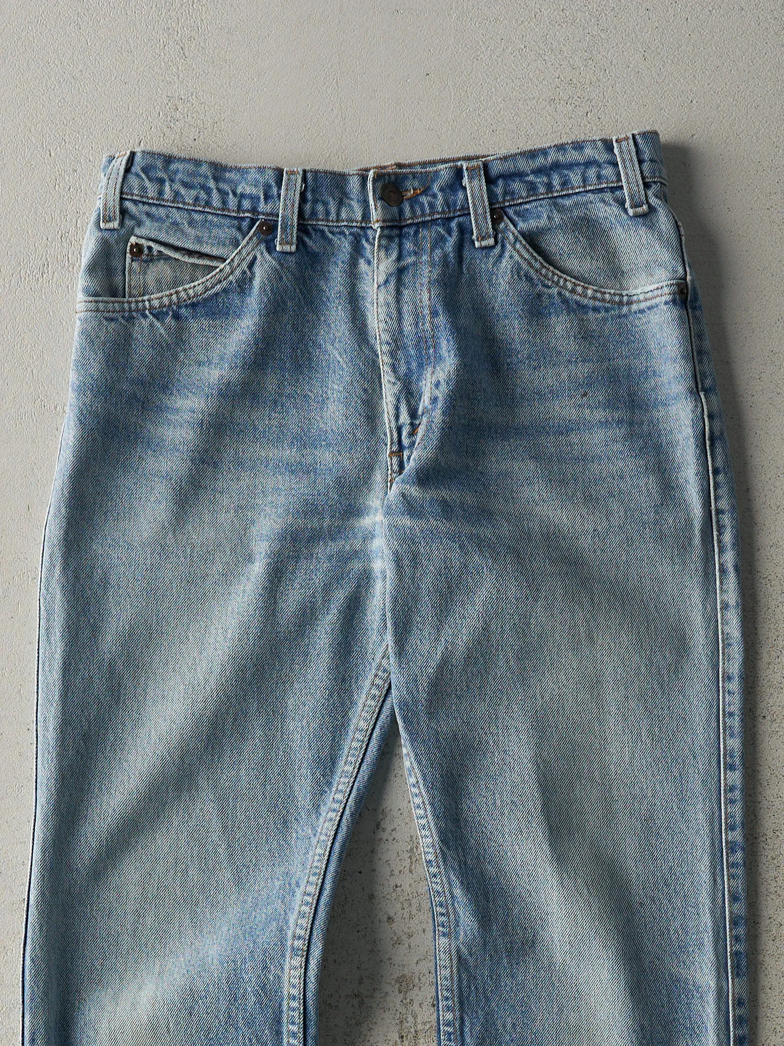 Vintage 80s Light Wash Levi's Leather Tab Jeans (30x29) sold by Rebalance Vintage product image thumbnail 4