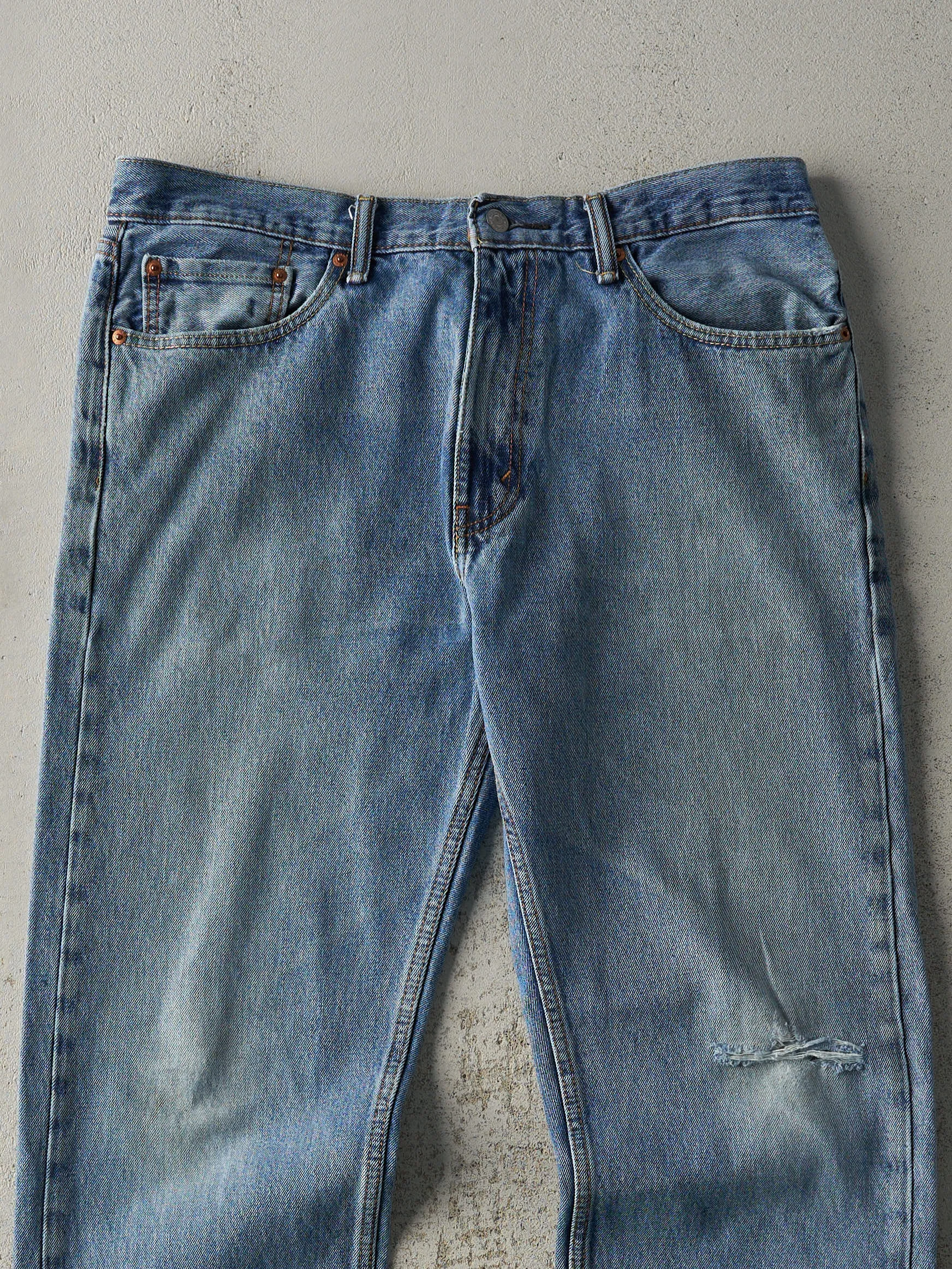 Vintage Y2K Mid Wash Levi's 505 Jeans (36x29) sold by Rebalance Vintage product image thumbnail 4
