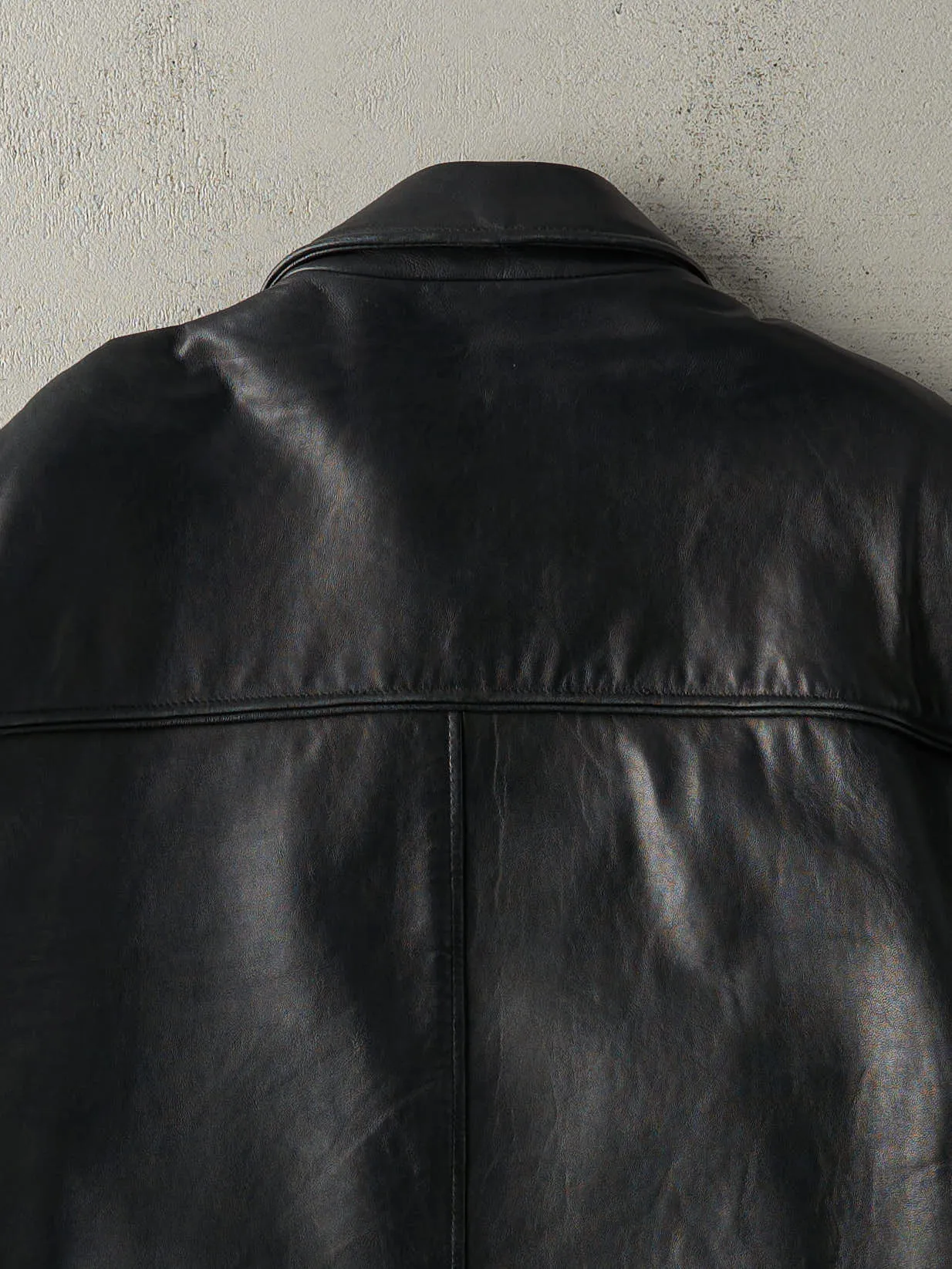 Vintage 90s Black Danier Leather Jacket (L) sold by Rebalance Vintage product image thumbnail 4