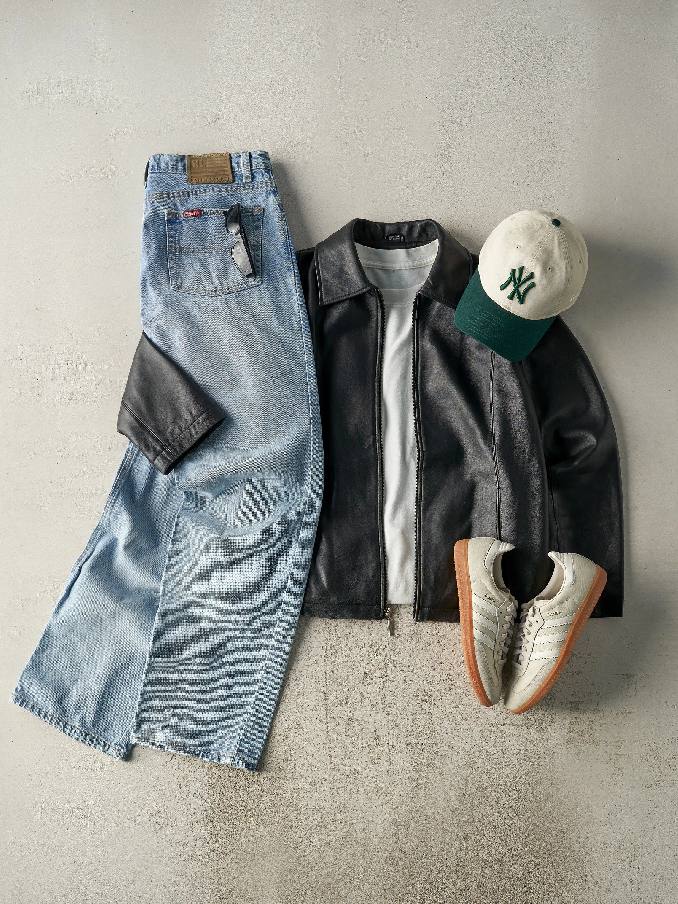 Vintage Y2K Black Nuage Leather Jacket (M) sold by Rebalance Vintage product image thumbnail 2