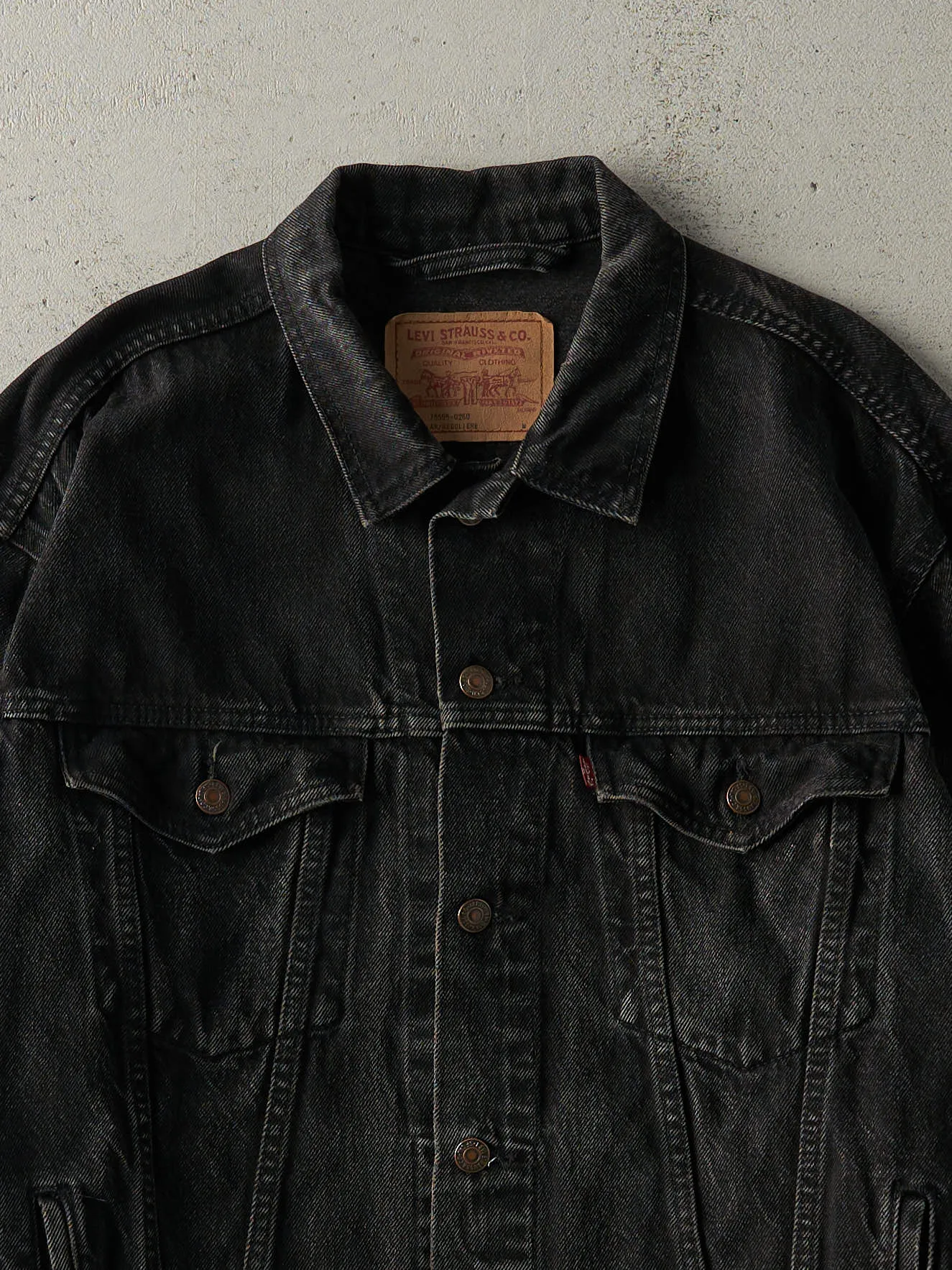 Vintage 90s Black Levi's Denim Jacket (M/L) sold by Rebalance Vintage product image thumbnail 4