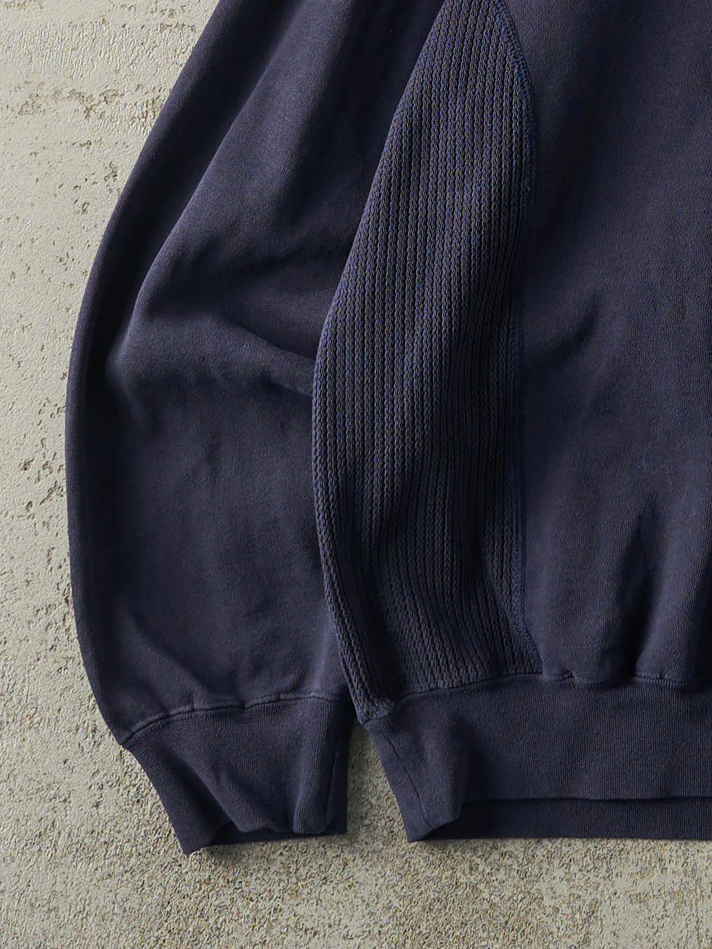 Vintage Y2K Navy Blue Nascar Knit Crewneck (L) sold by Rebalance Vintage product image thumbnail 3