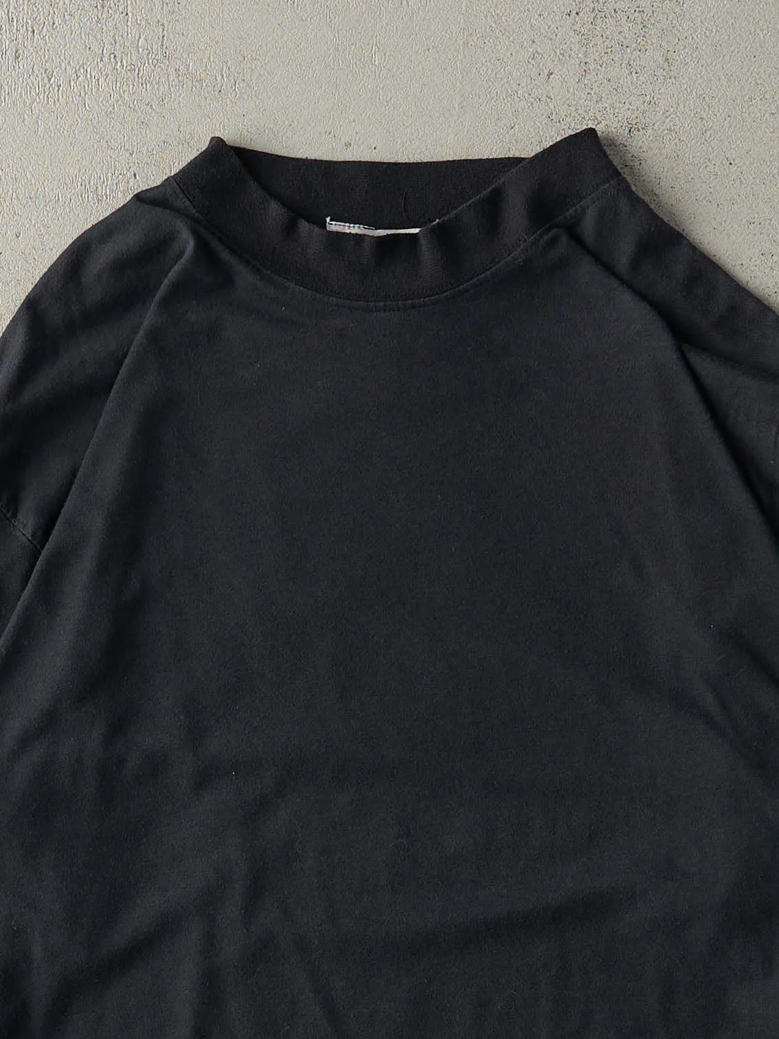 Vintage 80s Black Blank Long Sleeve (M/L) sold by Rebalance Vintage product image thumbnail 2