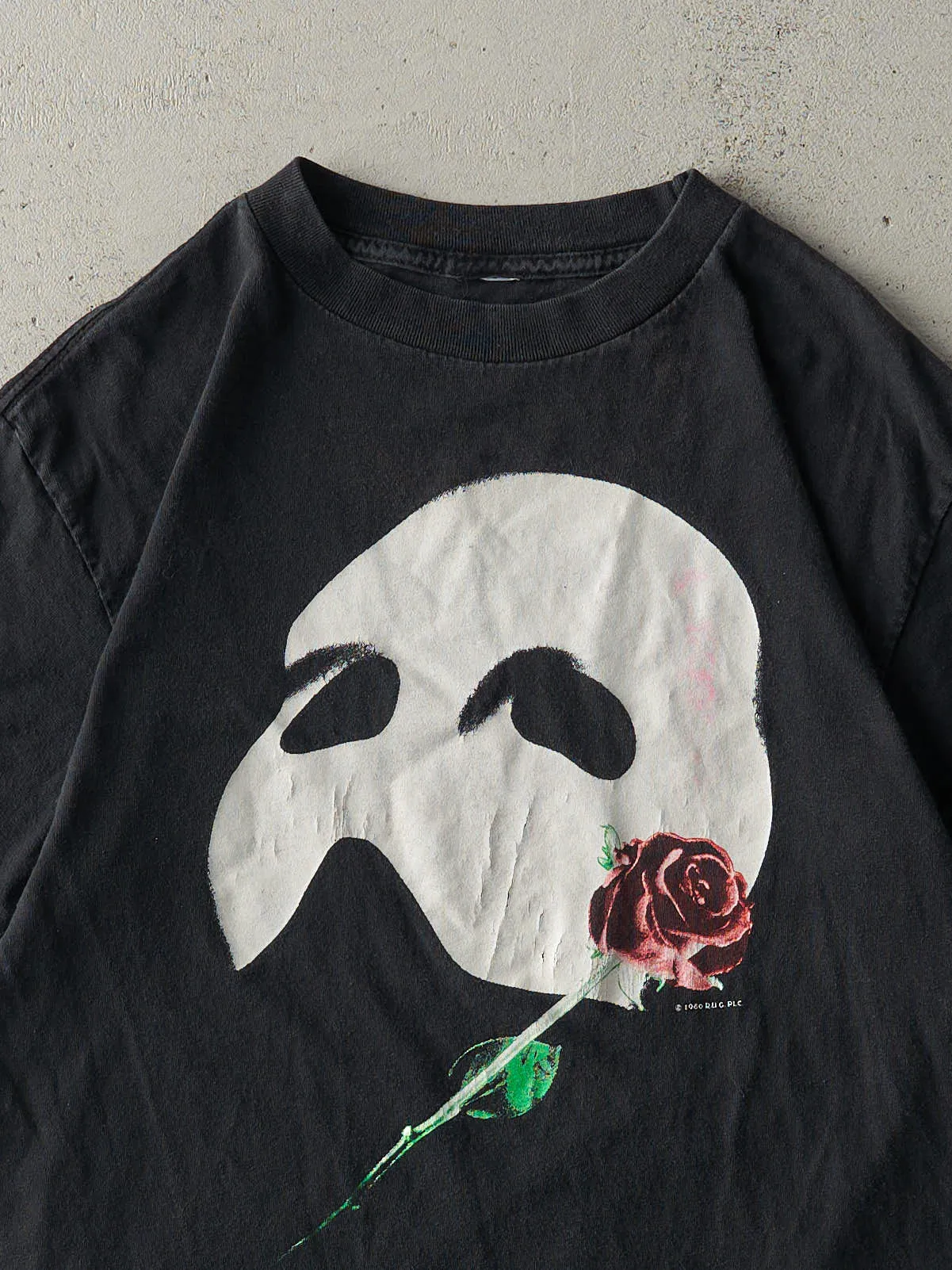 Vintage 90s Black Phantom of the Opera Tee (S) sold by Rebalance Vintage product image thumbnail 2