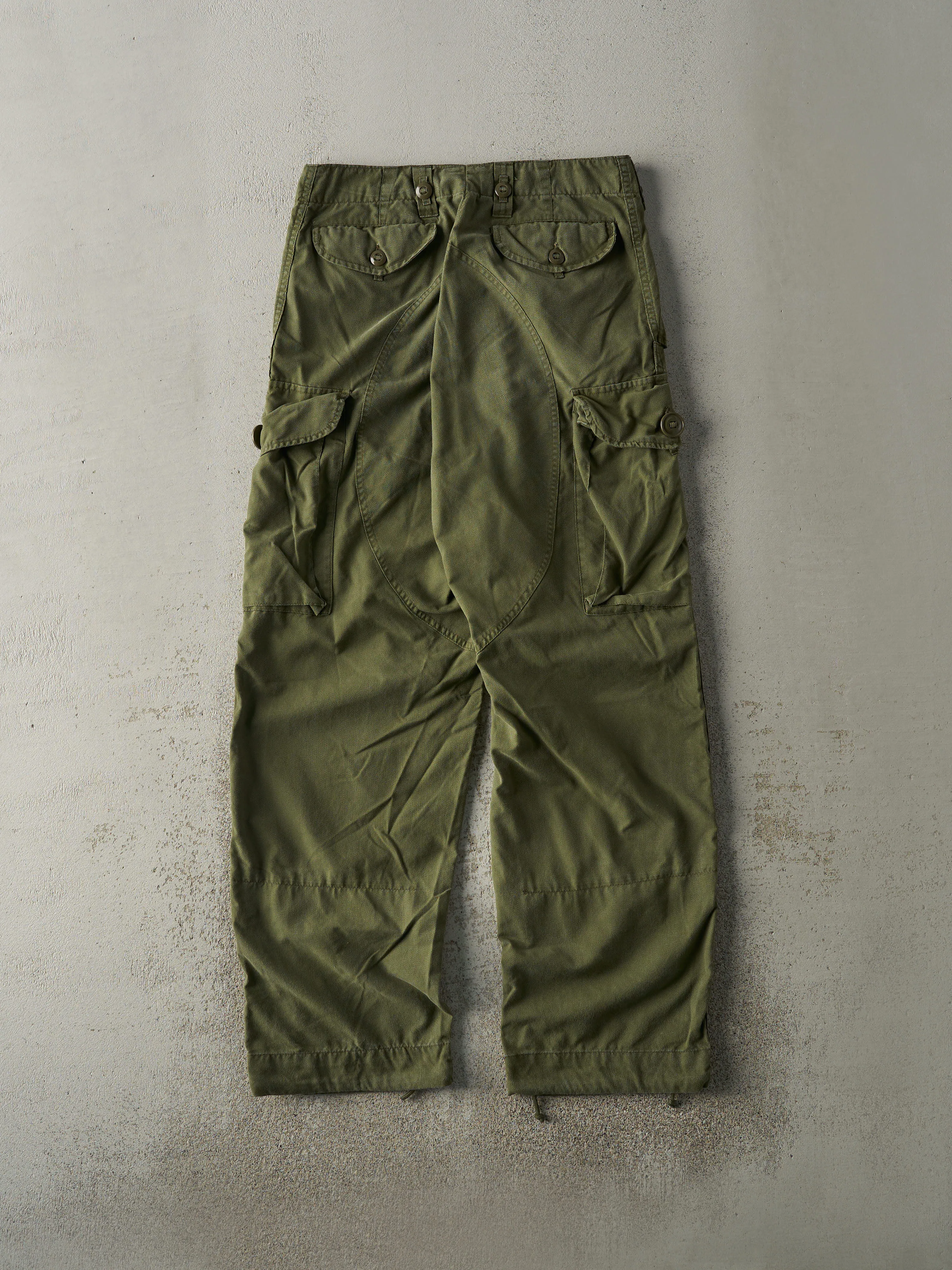 Vintage 80s Army Green Military Pants (32x30) sold by Rebalance Vintage product image thumbnail 3