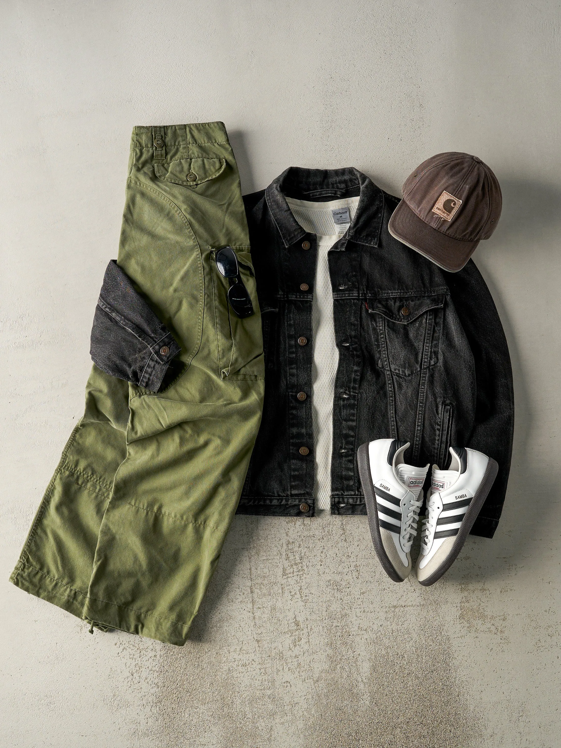 Vintage 80s Army Green Military Pants (32x30) sold by Rebalance Vintage product image thumbnail 2