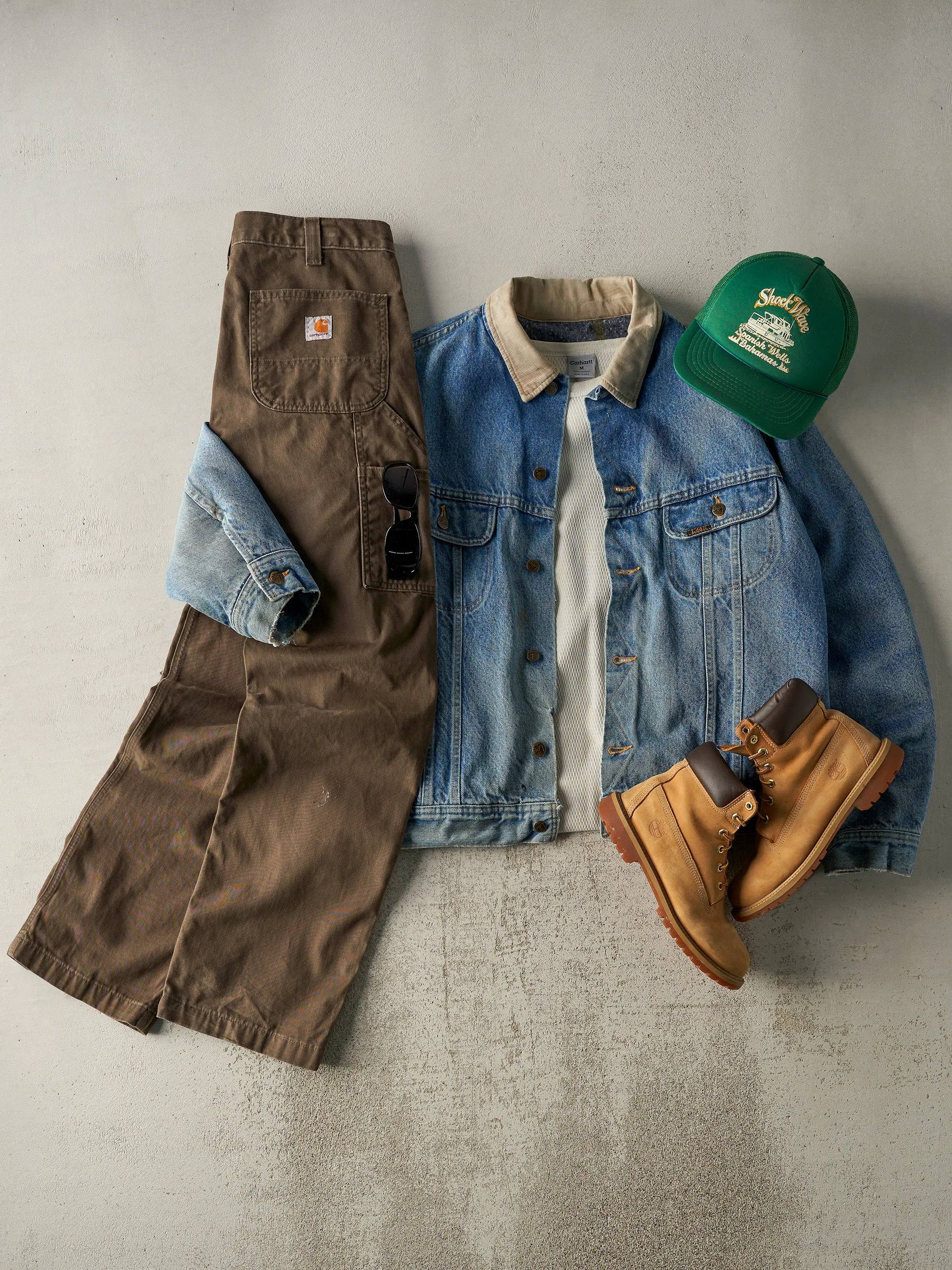 Vintage Y2K Brown Carhartt Carpenter Pants (32x32) sold by Rebalance Vintage product image thumbnail 2