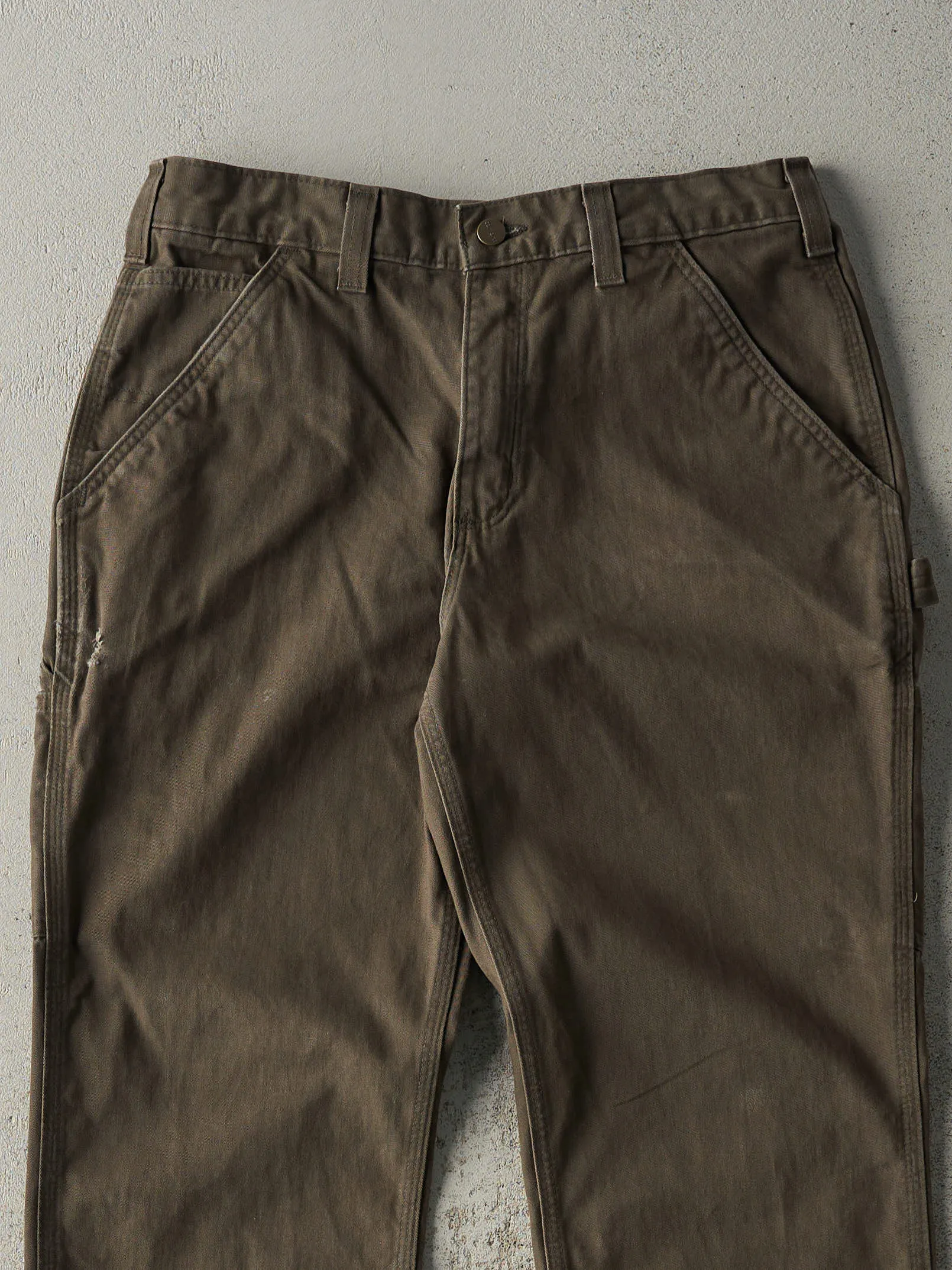 Vintage Y2K Brown Carhartt Carpenter Pants (32x32) sold by Rebalance Vintage product image thumbnail 4