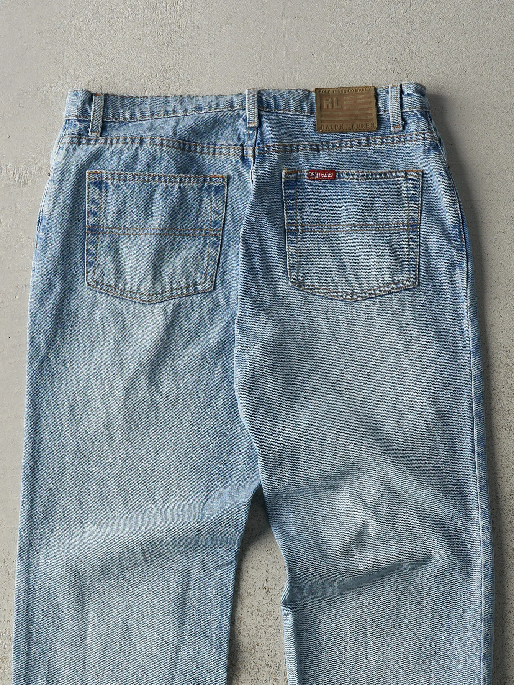 Vintage Y2K Light Wash Polo Jeans Co Ralph Lauren Jeans (34x32) sold by Rebalance Vintage product image thumbnail 5