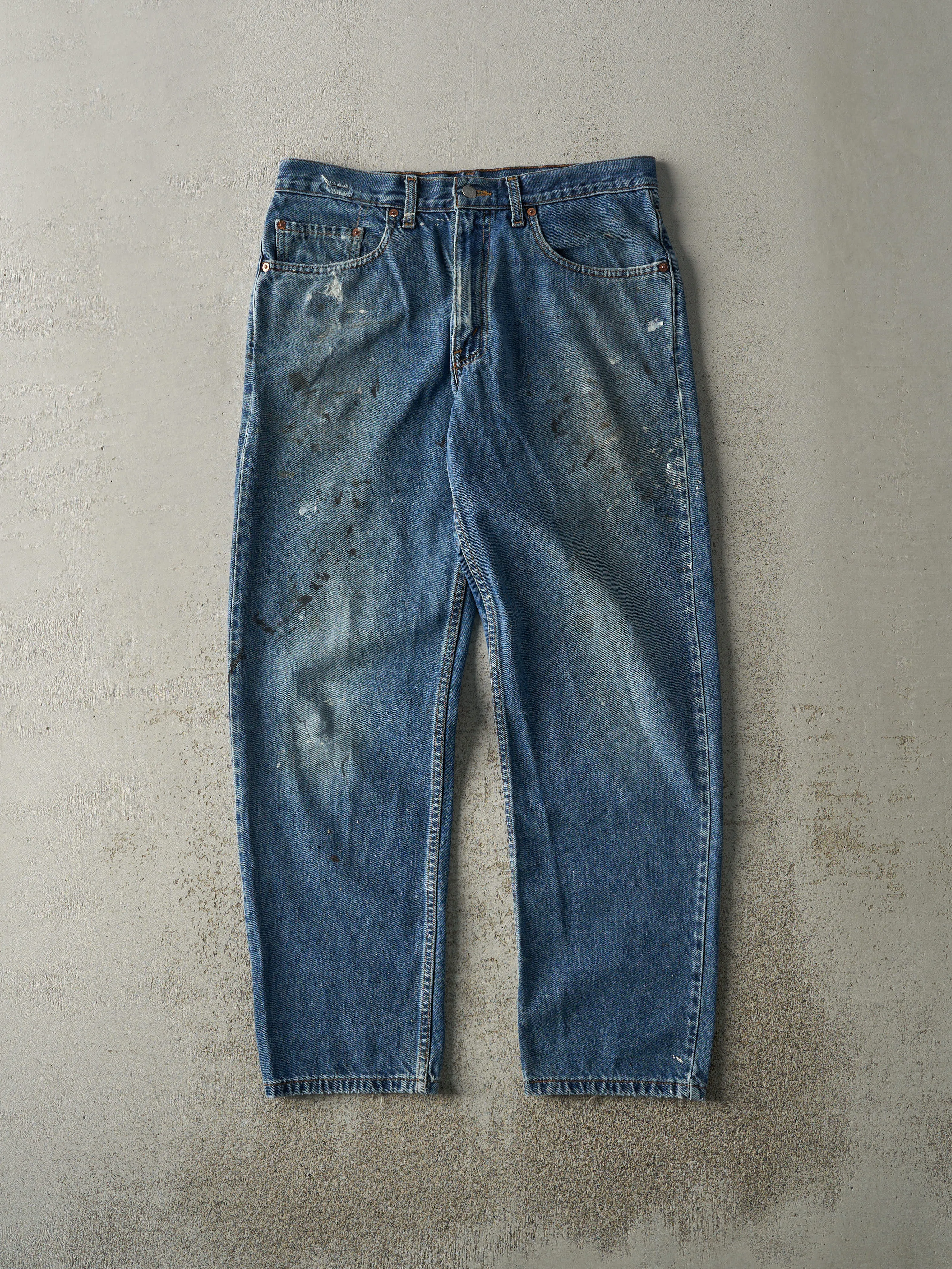 Vintage 90s Dark Wash Levi's 550 Jeans (33x30) sold by Rebalance Vintage