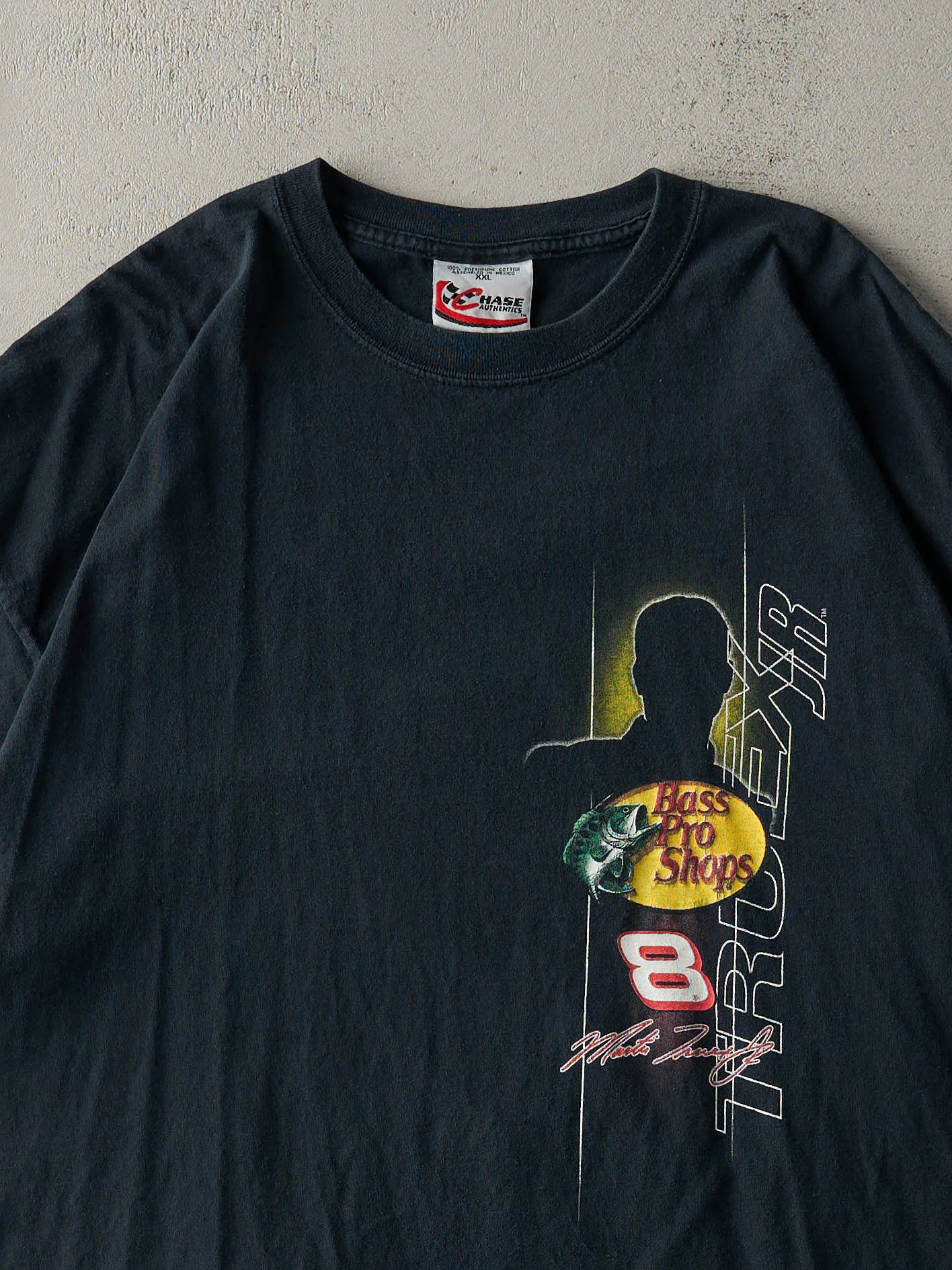 Vintage Y2K Black Bass Pro Shops Martin Truex Jr Nascar Racing Tee (XXL) sold by Rebalance Vintage product image thumbnail 3