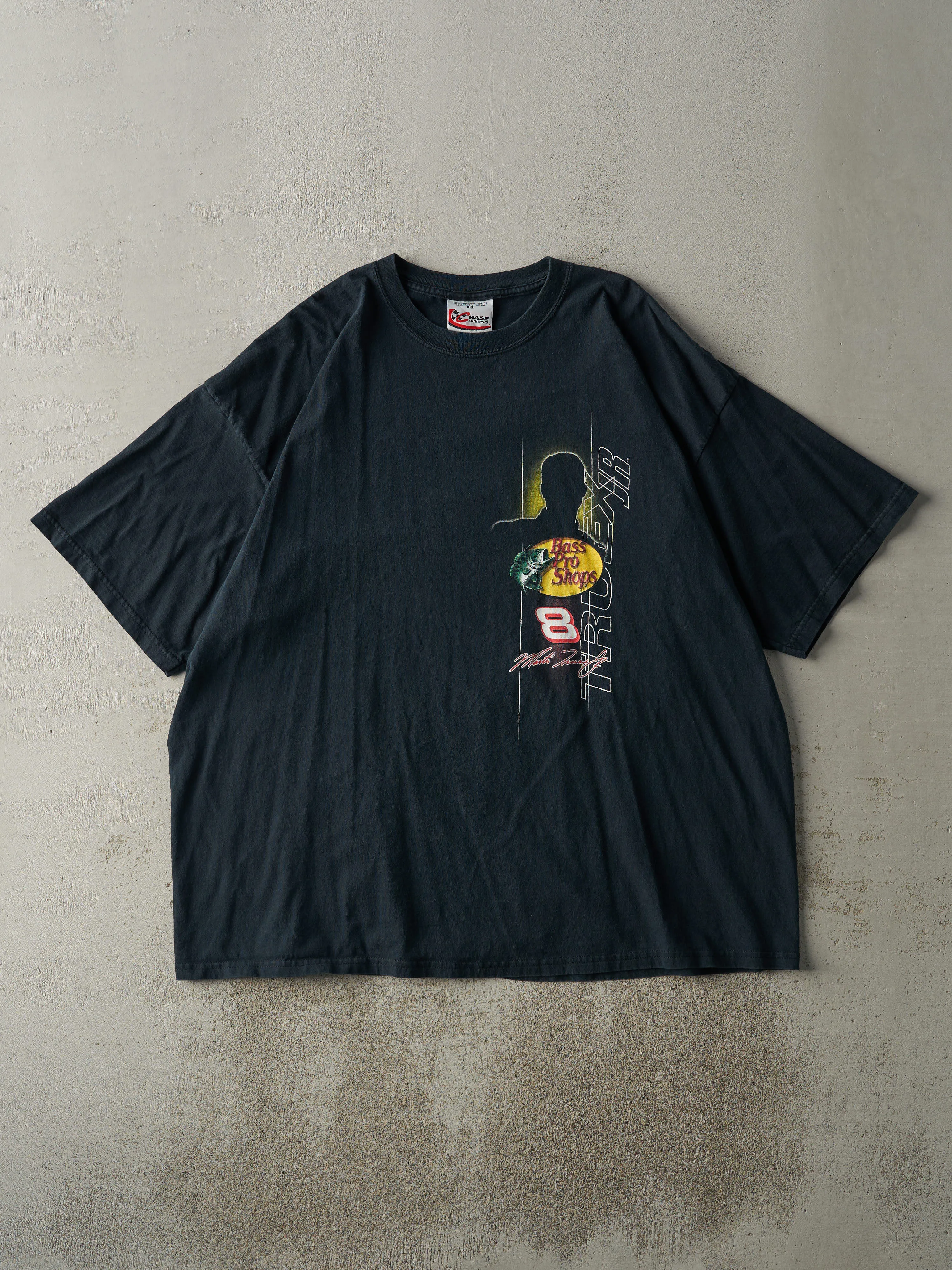 Vintage Y2K Black Bass Pro Shops Martin Truex Jr Nascar Racing Tee (XXL) sold by Rebalance Vintage