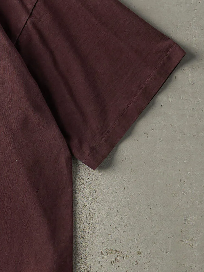 Vintage 90s Burgundy Maui Hawaii Single Stitch Tee (L) sold by Rebalance Vintage product image thumbnail 3