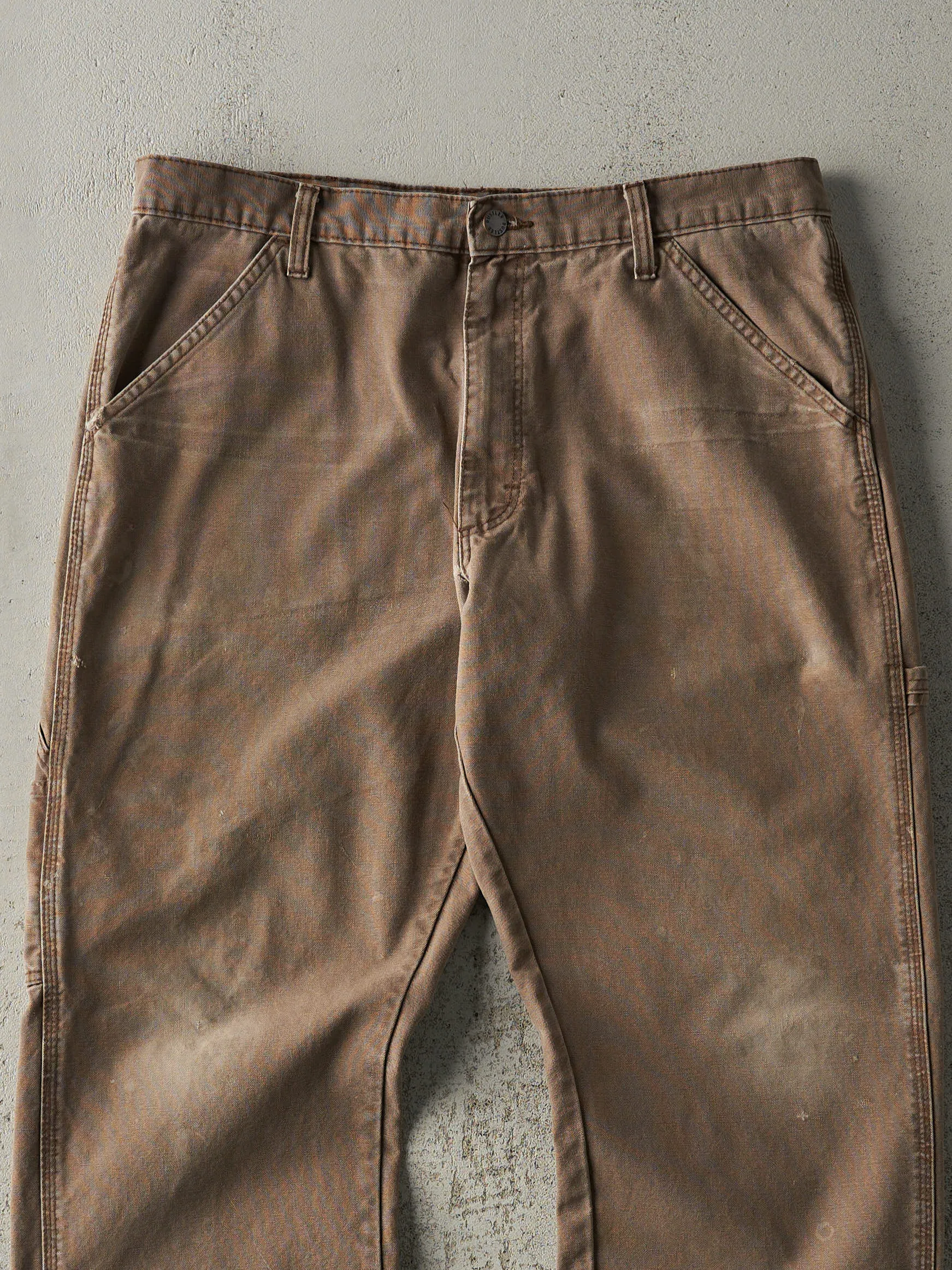 Vintage 90s Brown Rustler Carpenter Pants (35x29) sold by Rebalance Vintage product image thumbnail 4